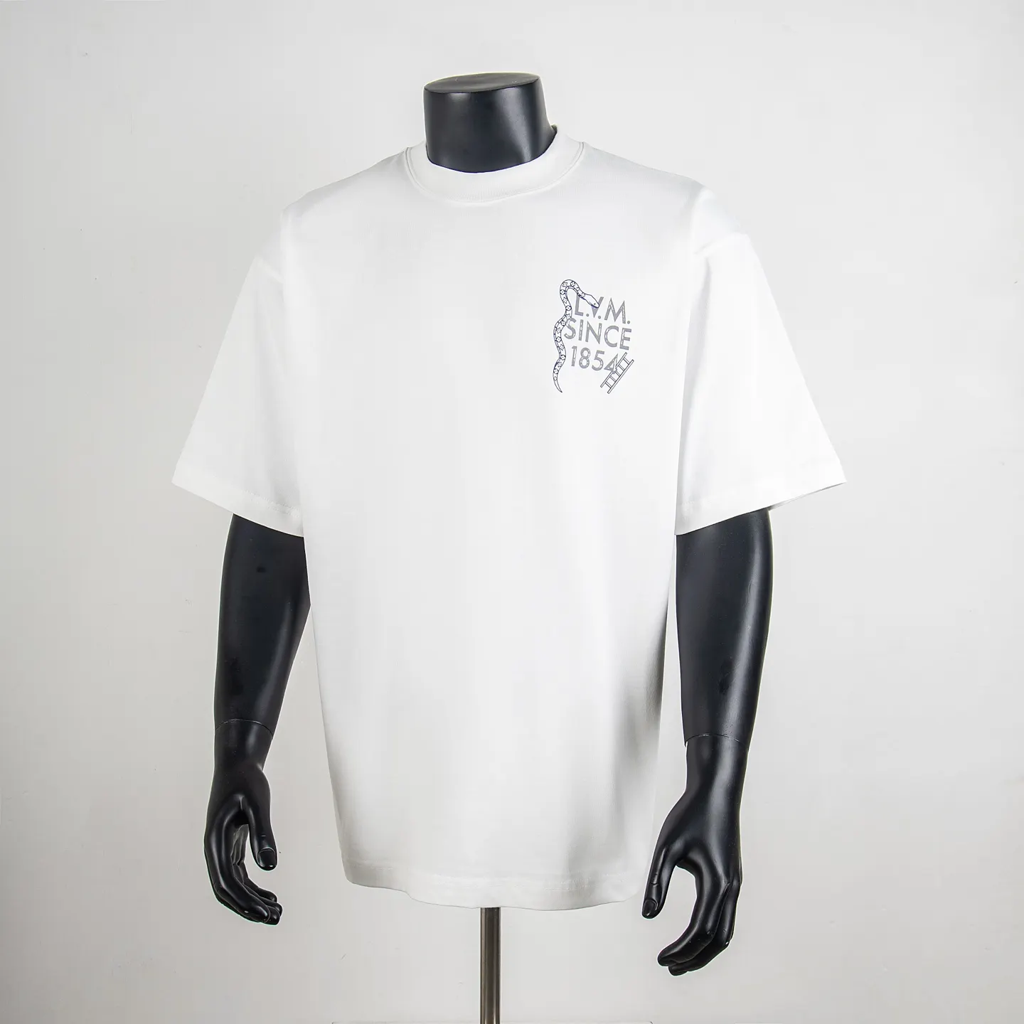 Snake Logo Graphic Cotton T-Shirt D11915415