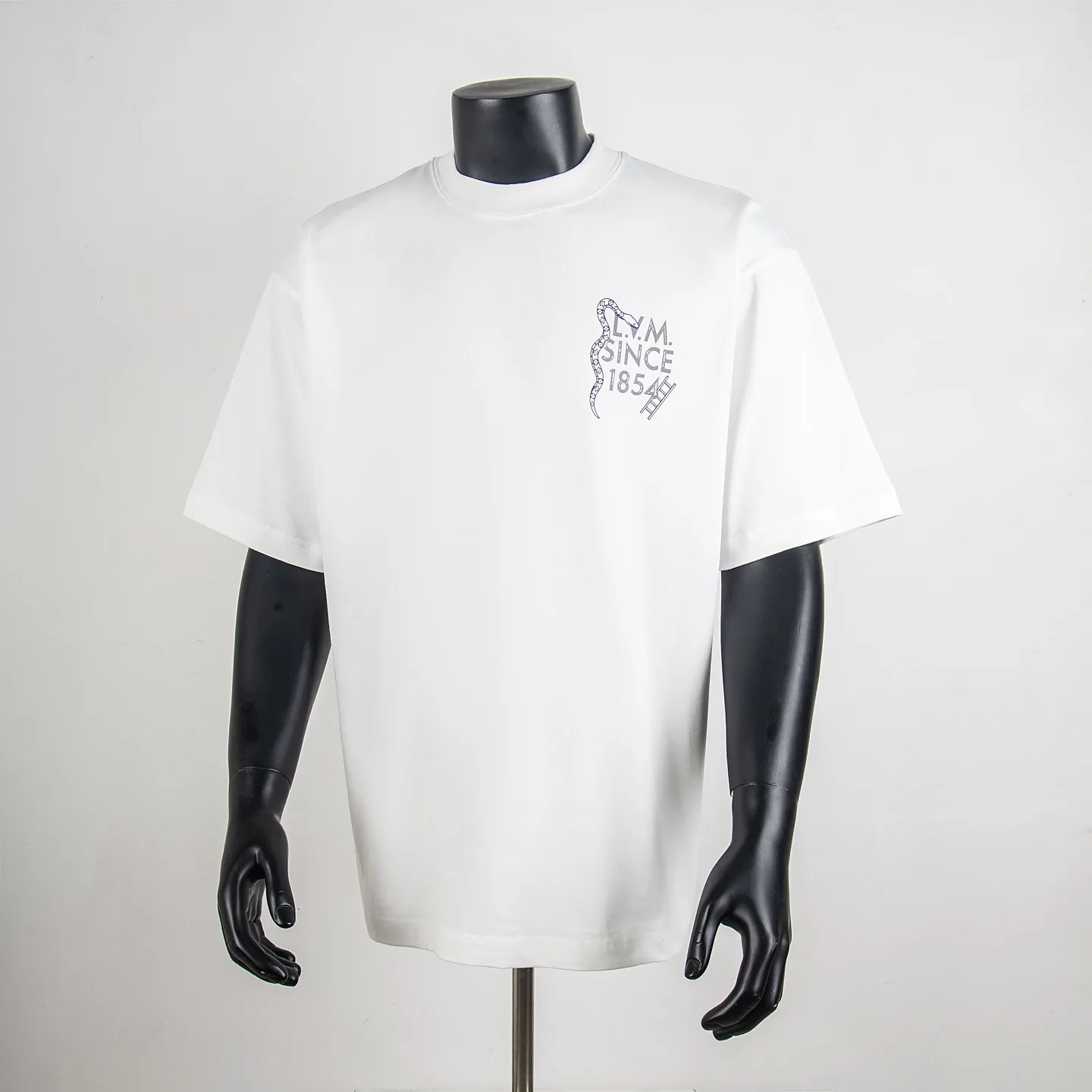 Snake Logo Graphic Cotton T-Shirt D11915415