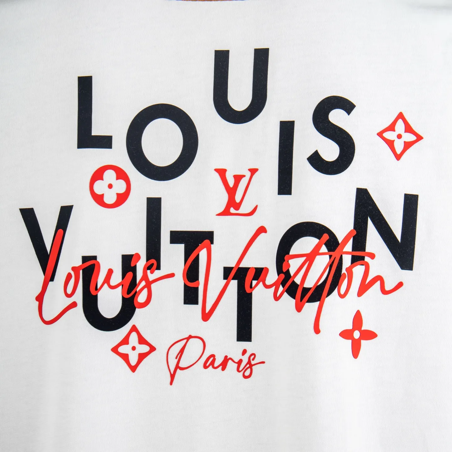 Logo Flocked Cotton-Jersey T-Shirt D11915412 — view 6