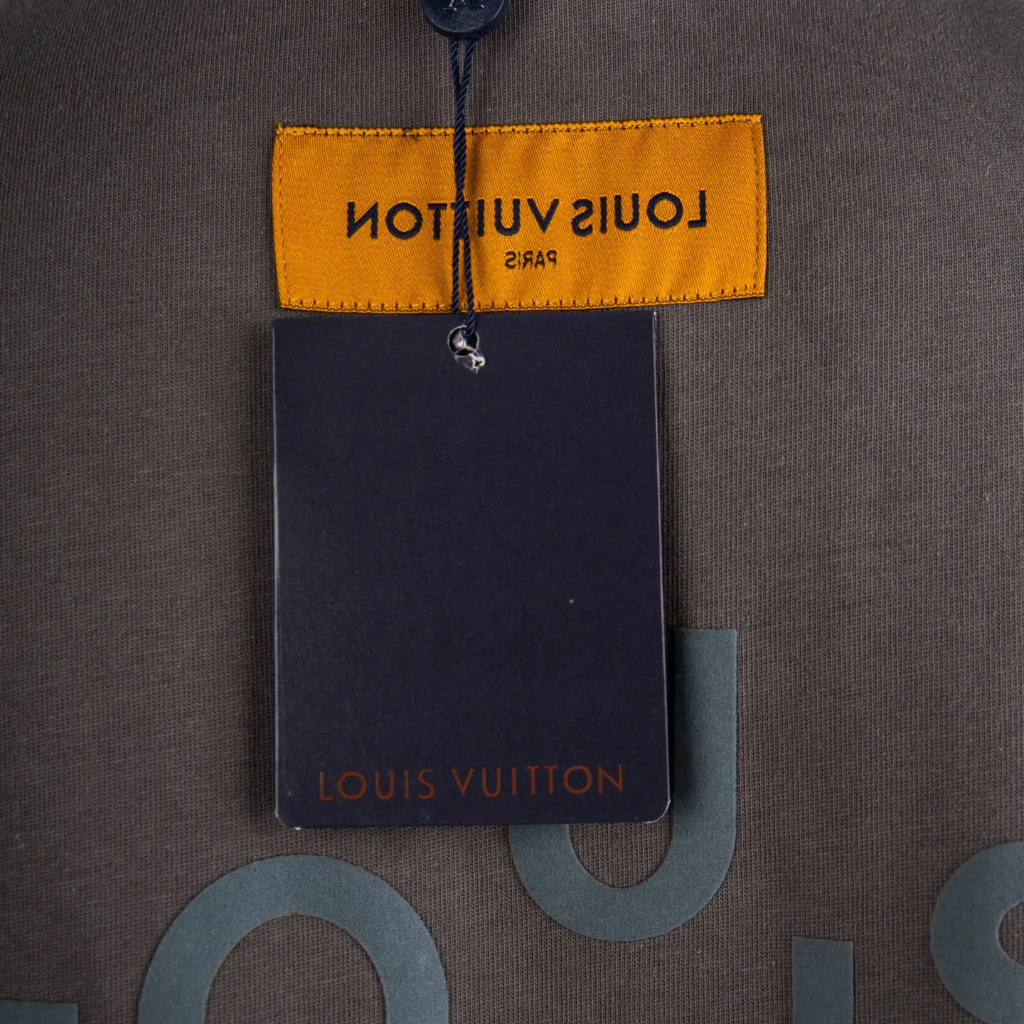 Logo-Embroidered Flocked Cotton T-Shirt D11915413 — view 8