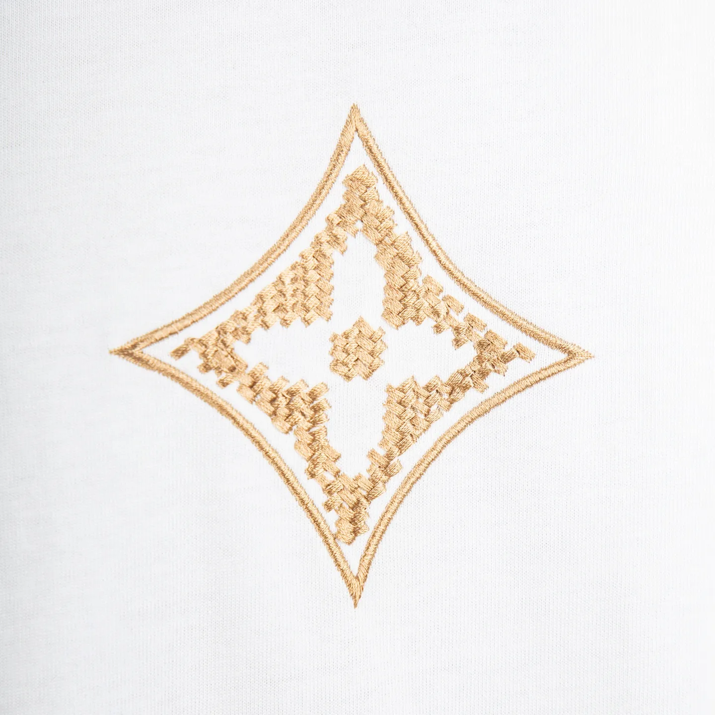 Embroidered Monogram Flower Cotton T-Shirt D11915411 — view 5
