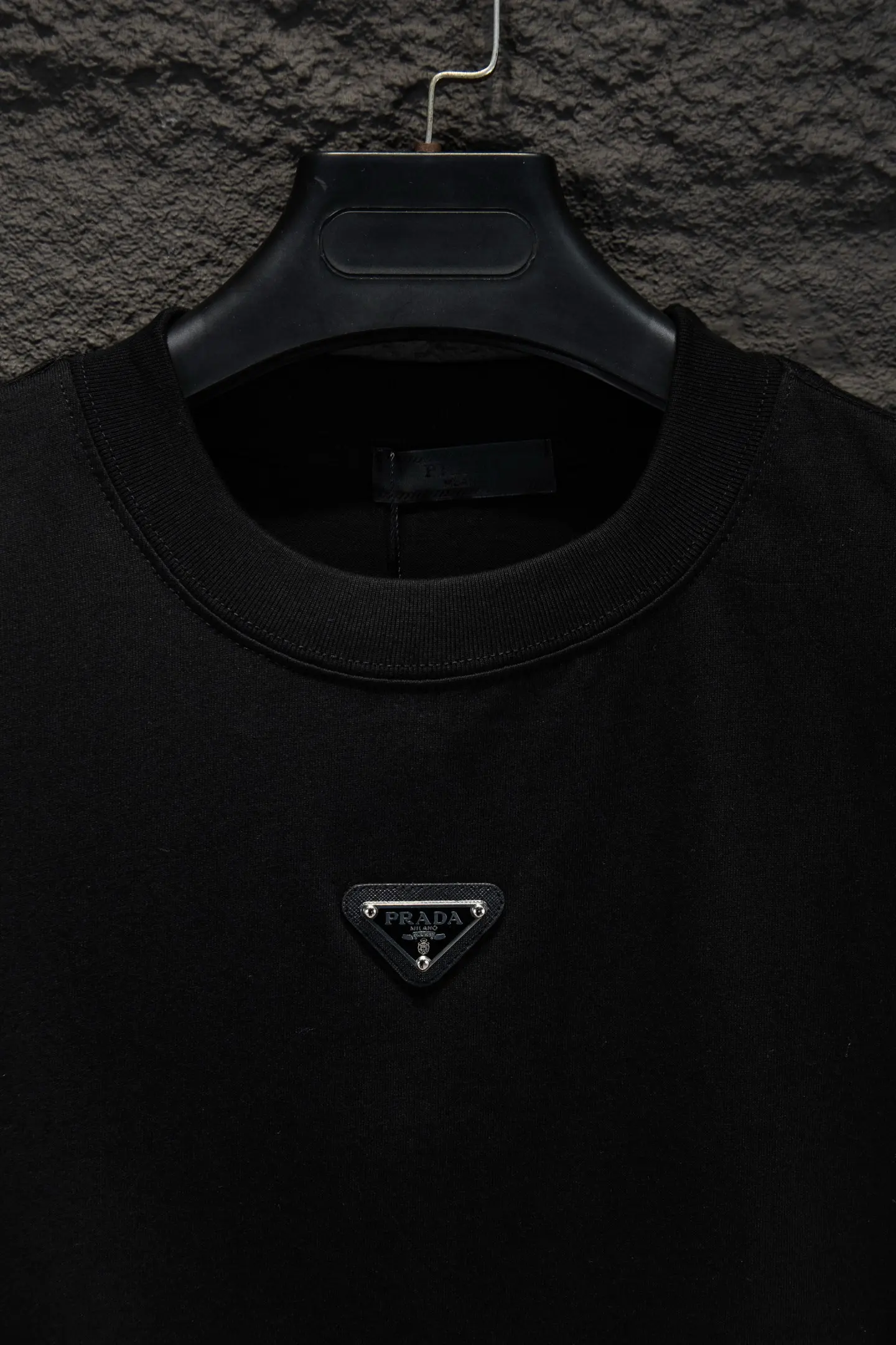 Logo-Appliqué Panelled Cotton T-Shirt D12515474 — view 3