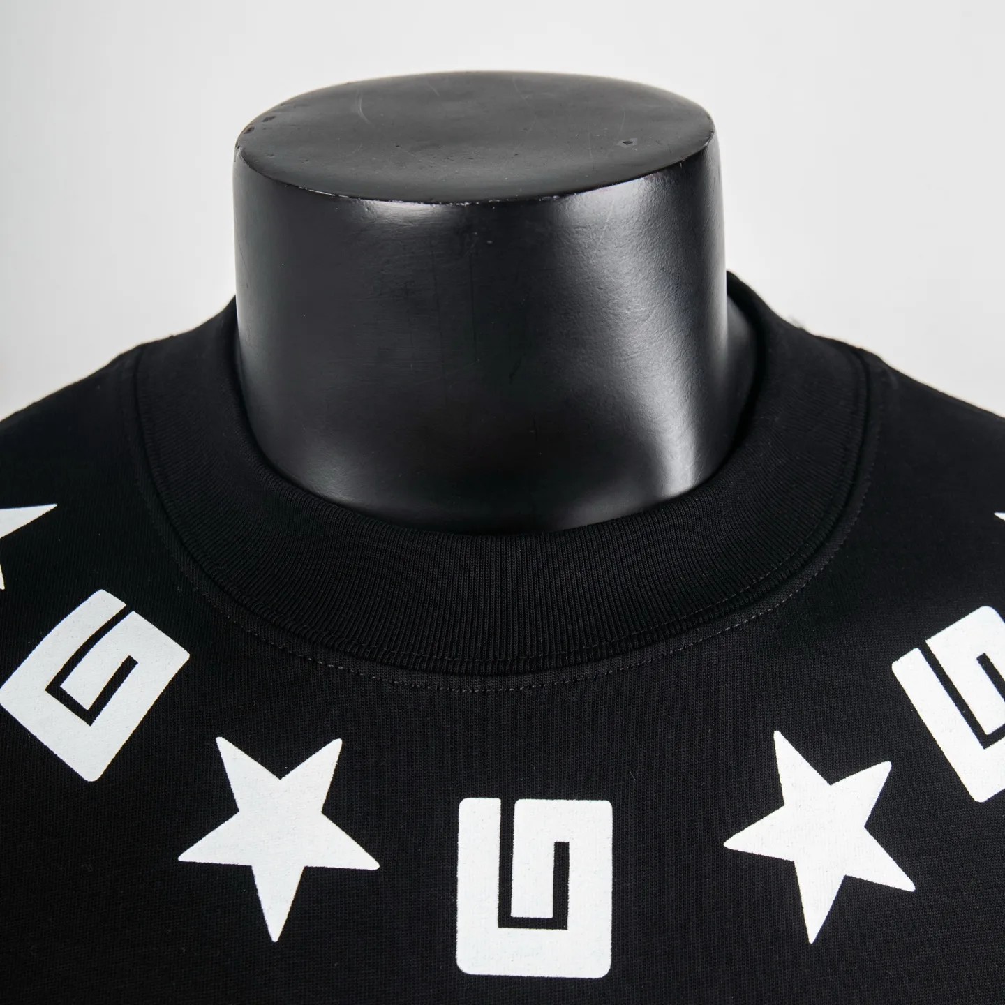 Logo and Star Print Cotton T-Shirt D11515403 — view 3