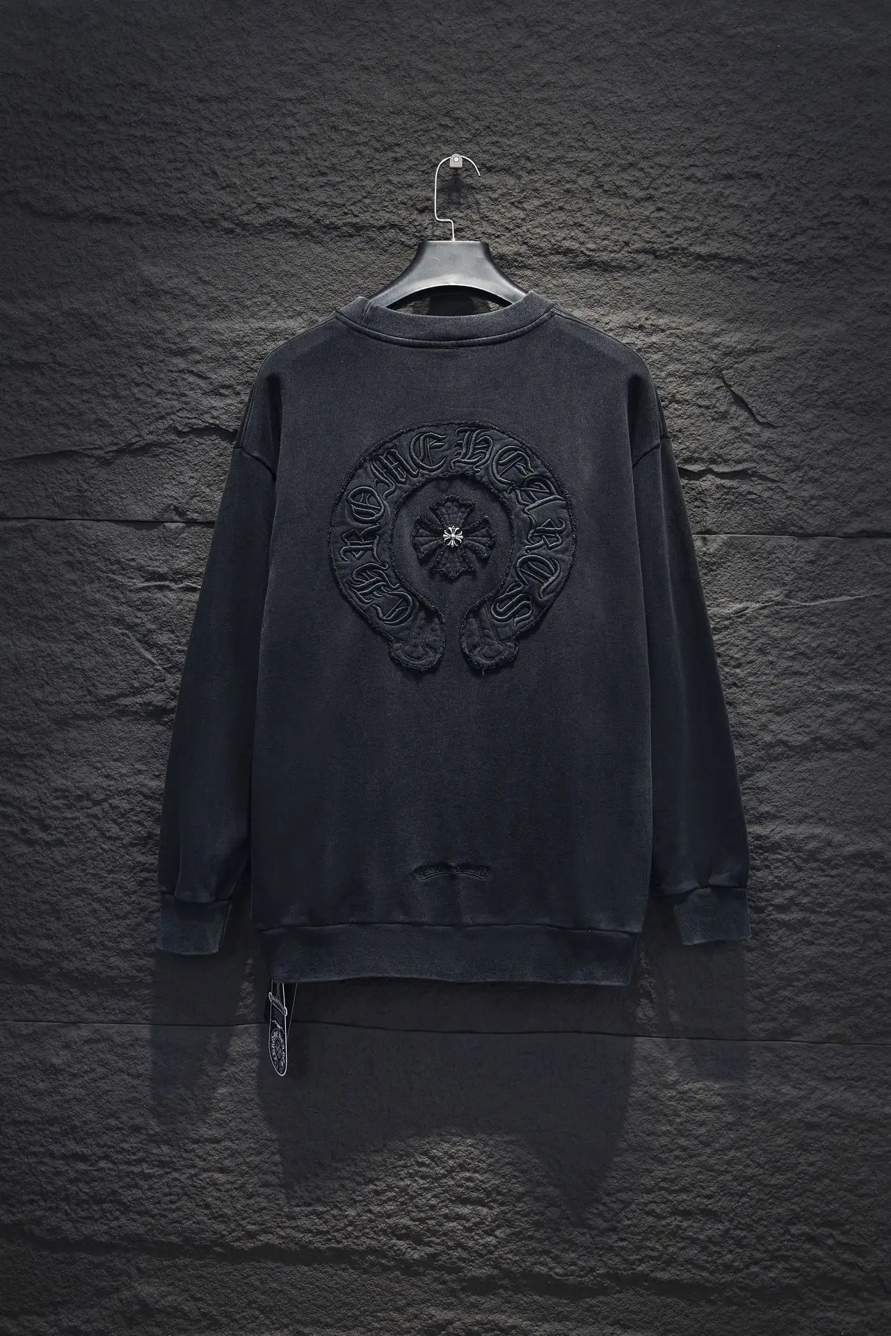 Embroidered Washed Cotton Sweatshirt D16924289 — view 2