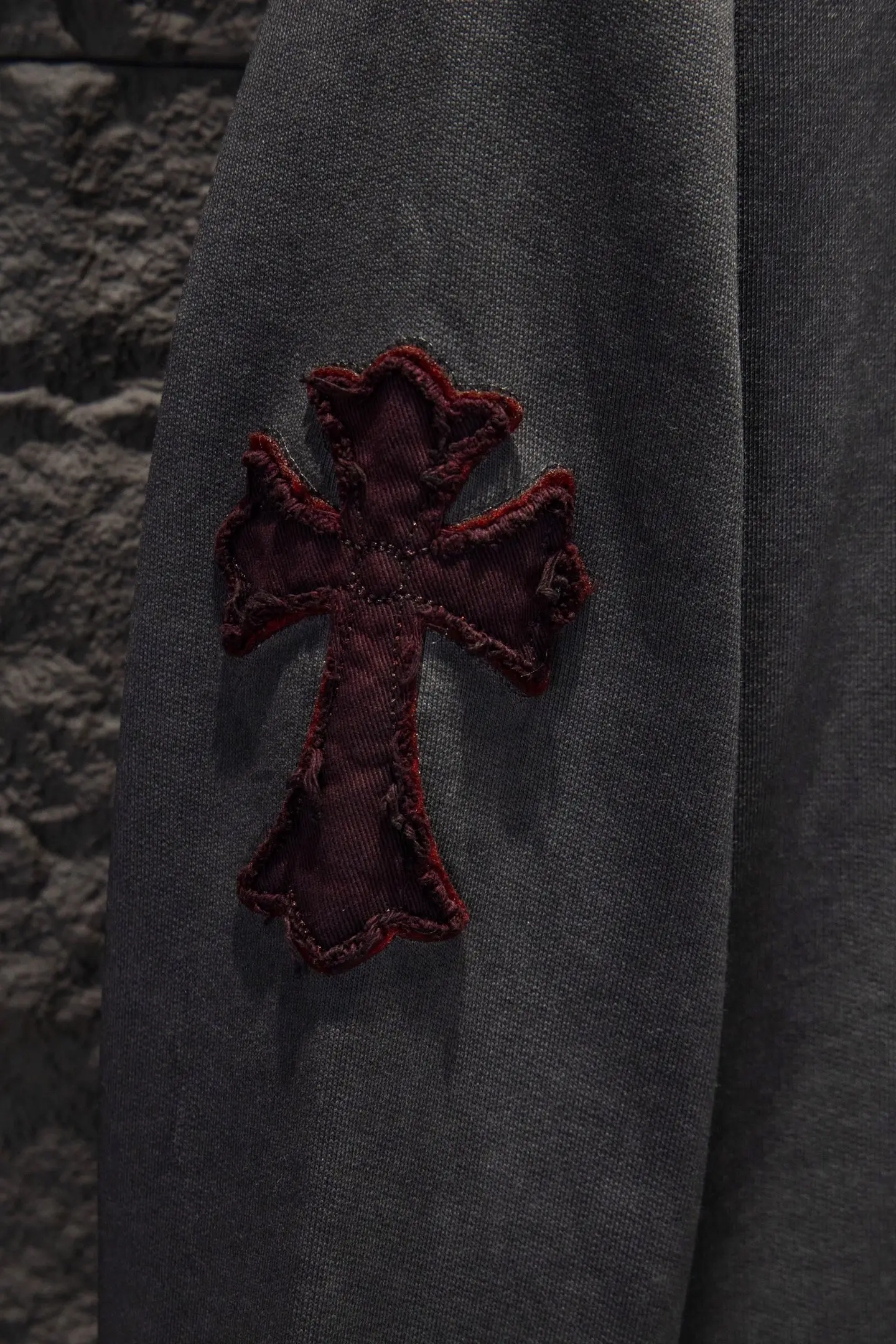 Embroidered Logo Oversized Cotton Hoodie D20924282 — view 7