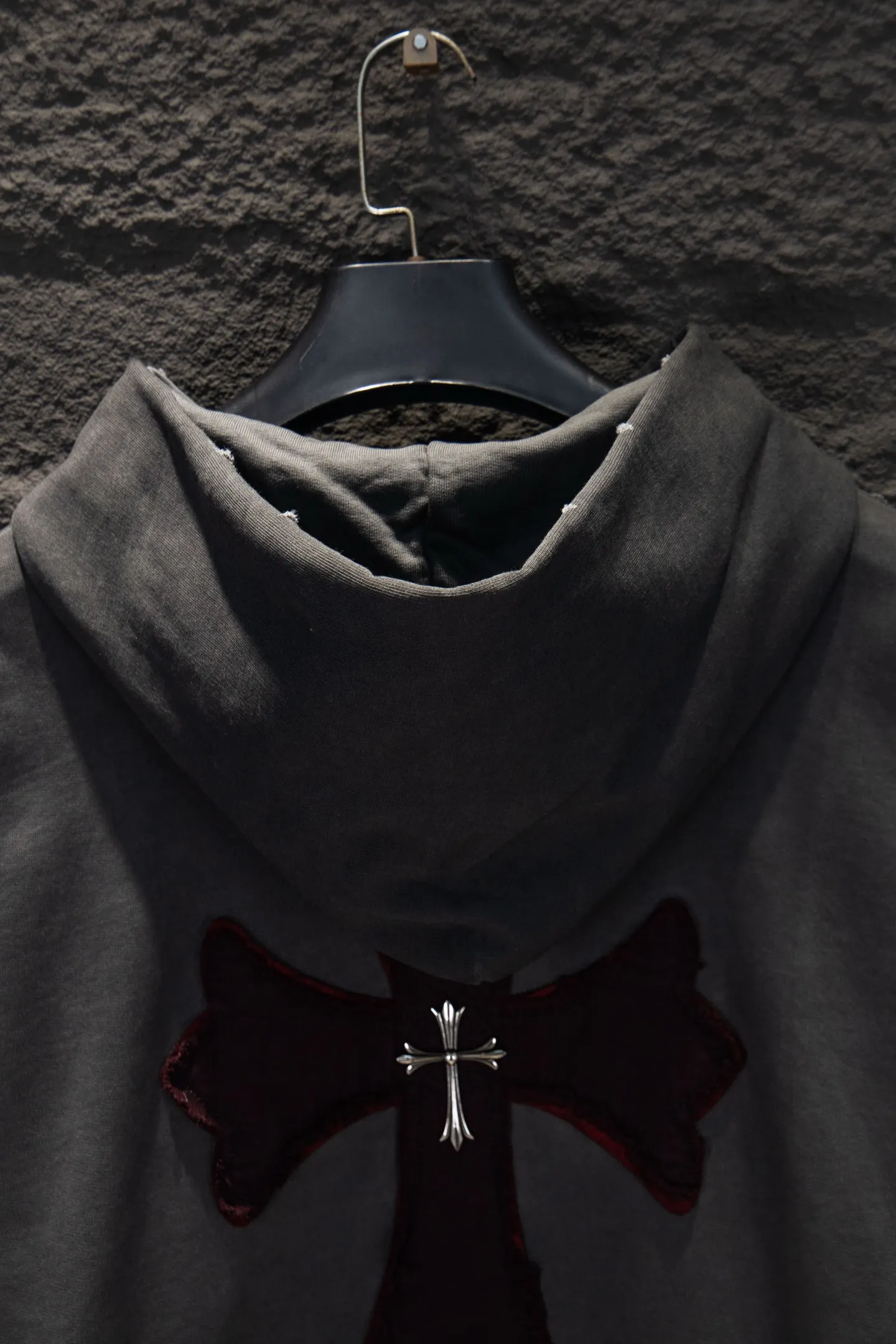 Embroidered Logo Oversized Cotton Hoodie D20924282 — view 8