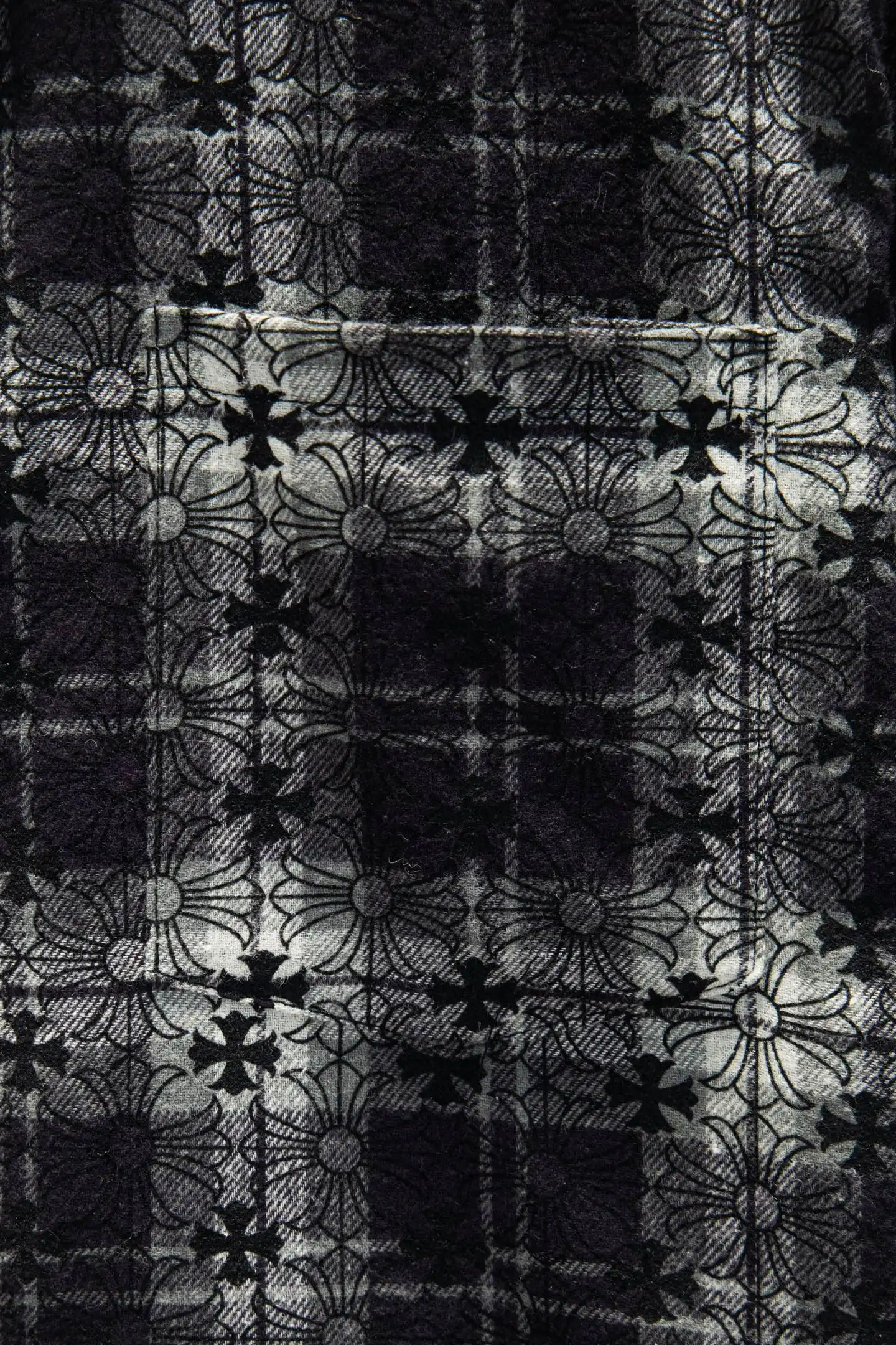 Monogram Jacquard Plaid Flannel Shirt D16924202 — view 4