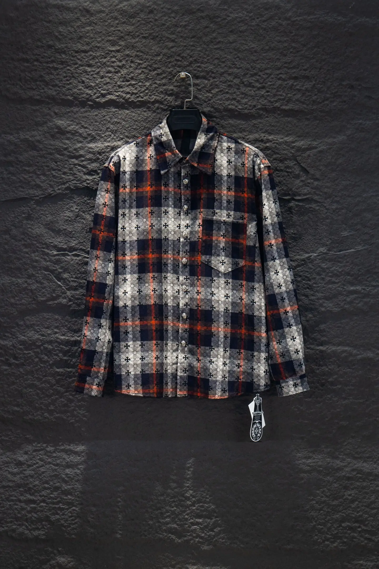 Chrome Hearts Monogram Plaid Jacquard Shirt D16924203
