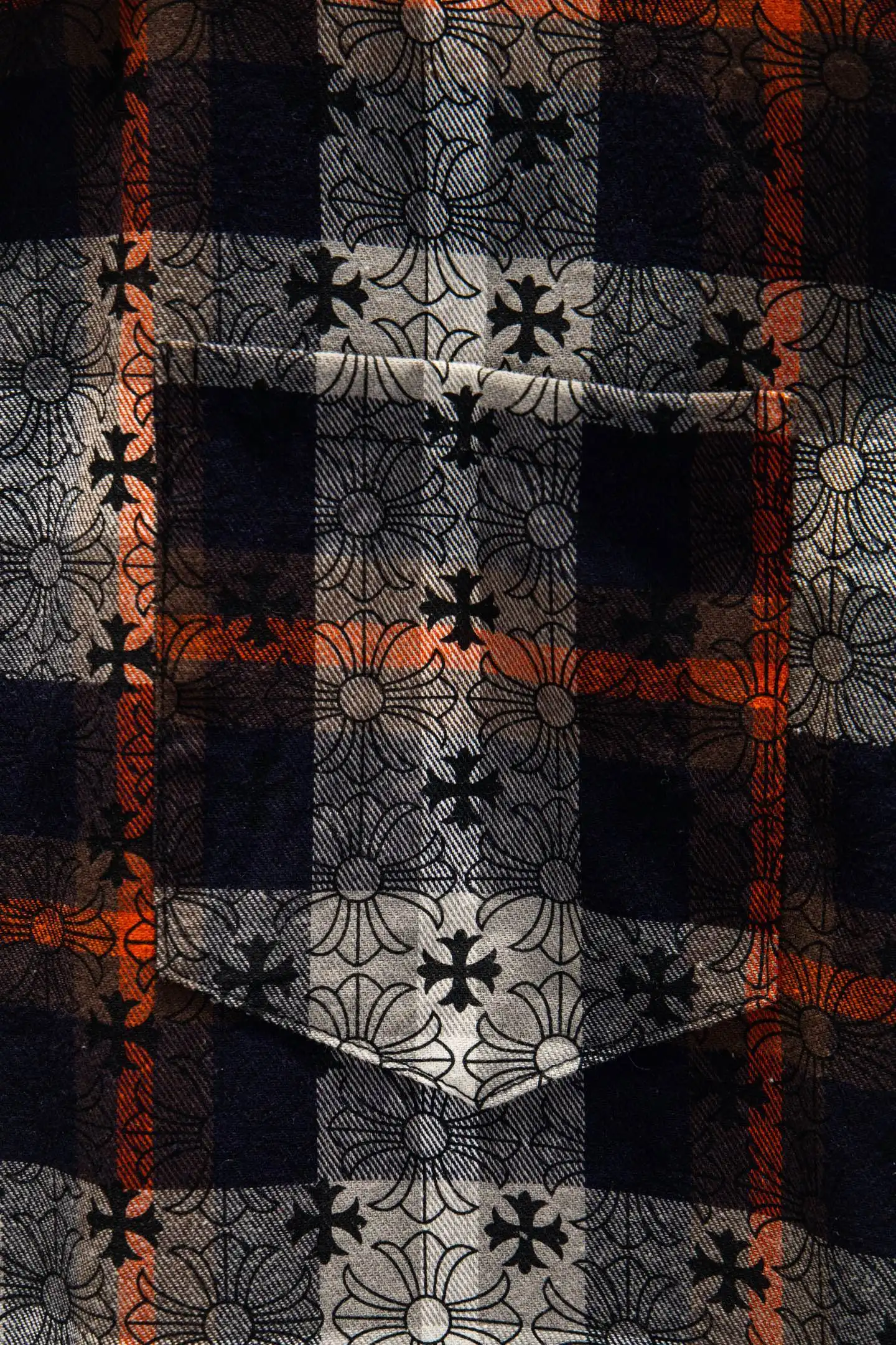 Chrome Hearts Monogram Plaid Jacquard Shirt D16924203 — view 5