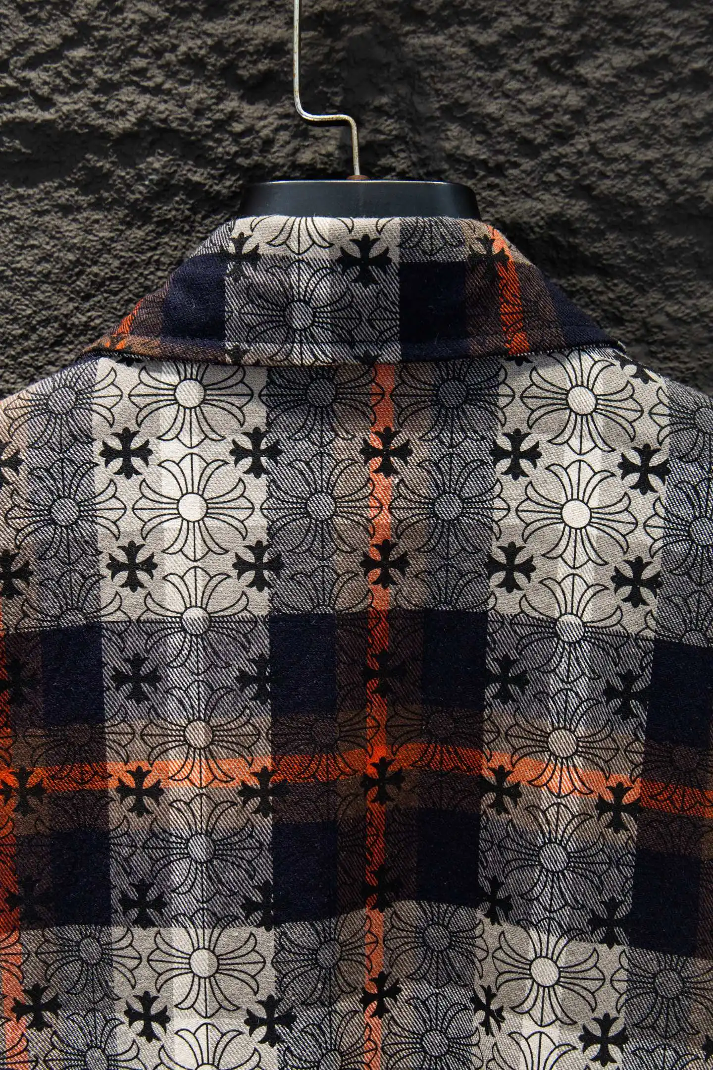 Chrome Hearts Monogram Plaid Jacquard Shirt D16924203 — view 6
