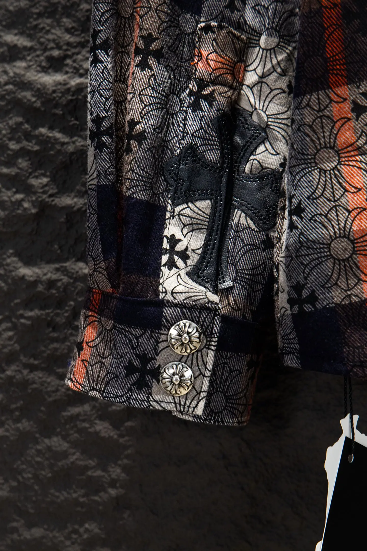 Chrome Hearts Monogram Plaid Jacquard Shirt D16924203 — view 7