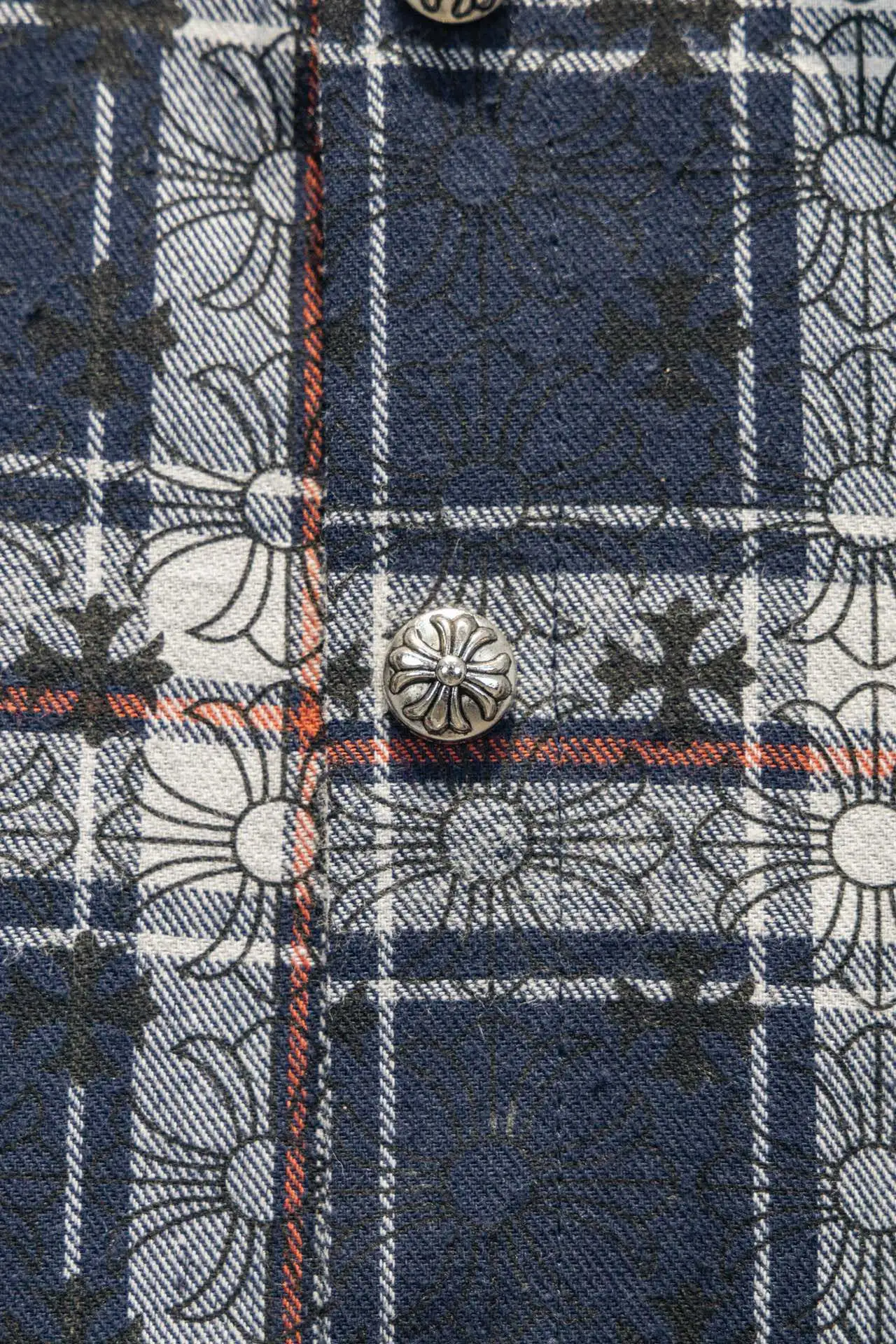 Logo Jacquard Plaid Flannel Shirt D16924204 — view 4