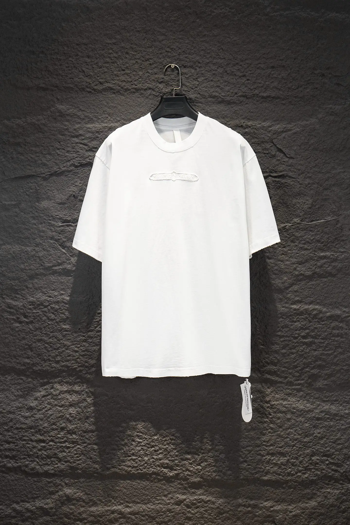 Distressed Embroidered Oversized T-Shirt D14515369