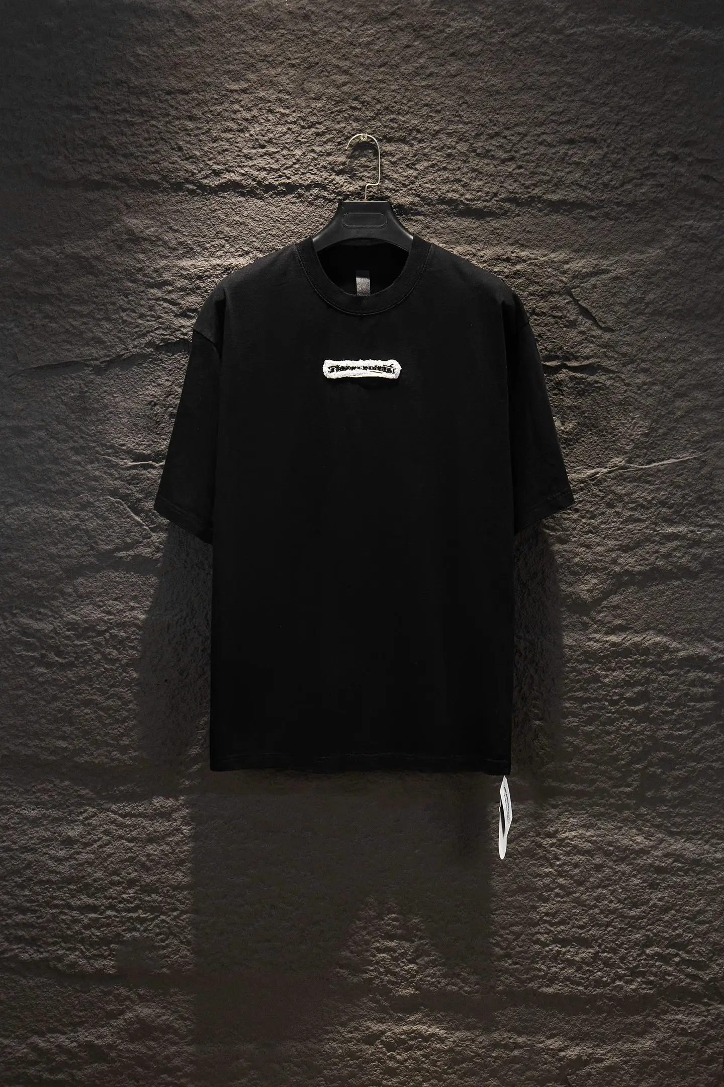 Distressed Embroidered Oversized T-Shirt D13515367