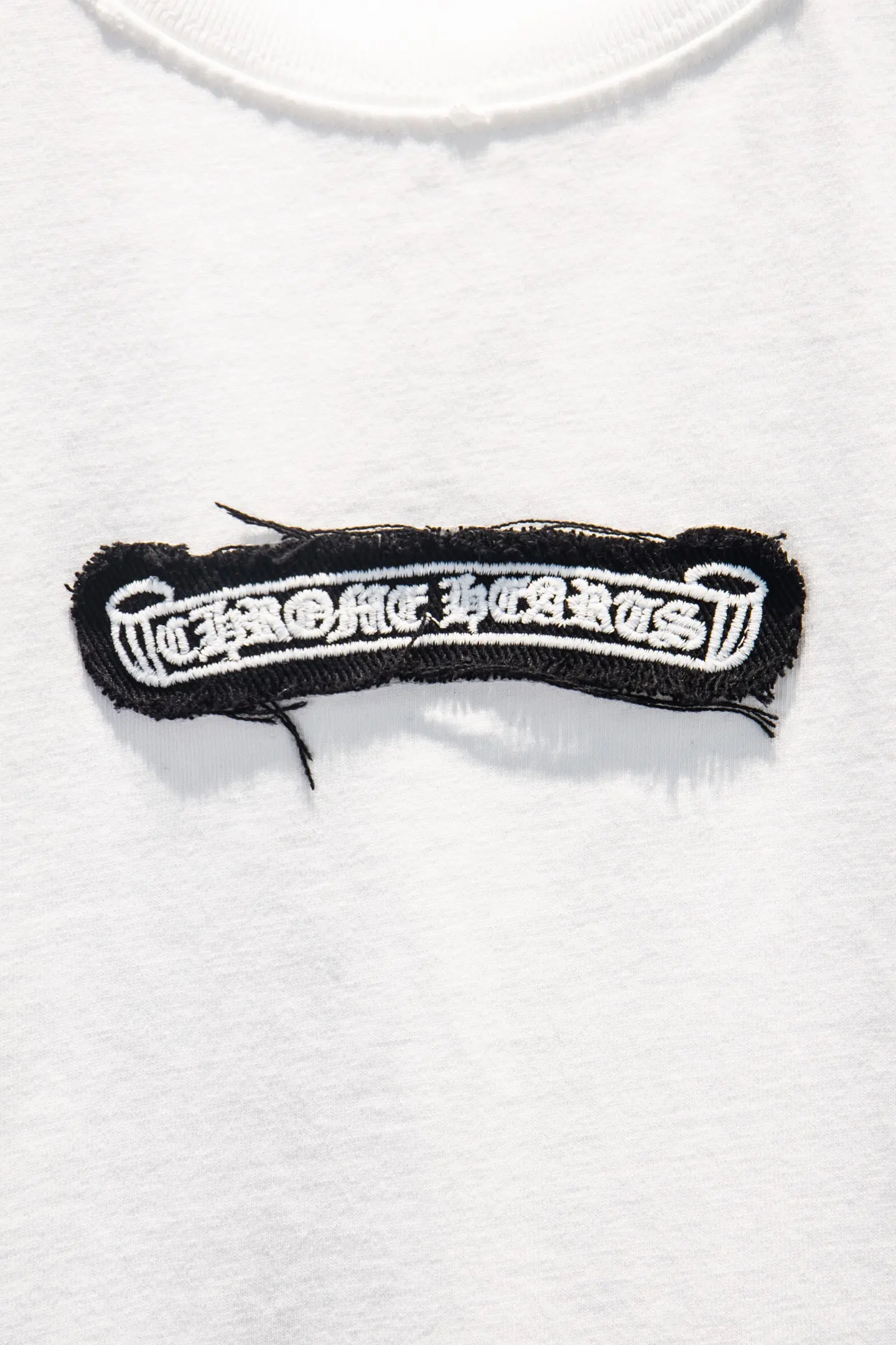 Distressed Logo Patch Oversized T-Shirt D13515366 — view 4
