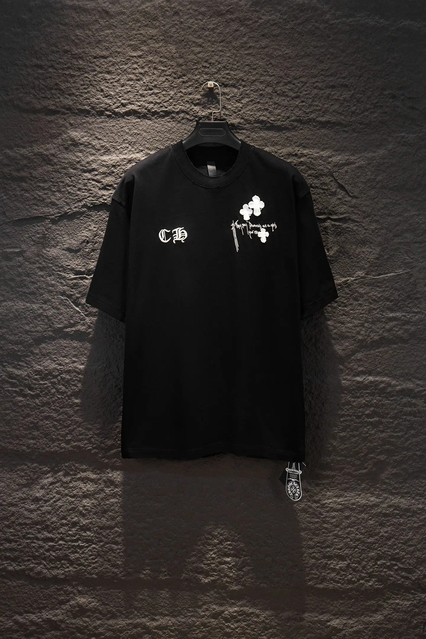 Logo Patch Embroidered Oversized T-Shirt D13515365