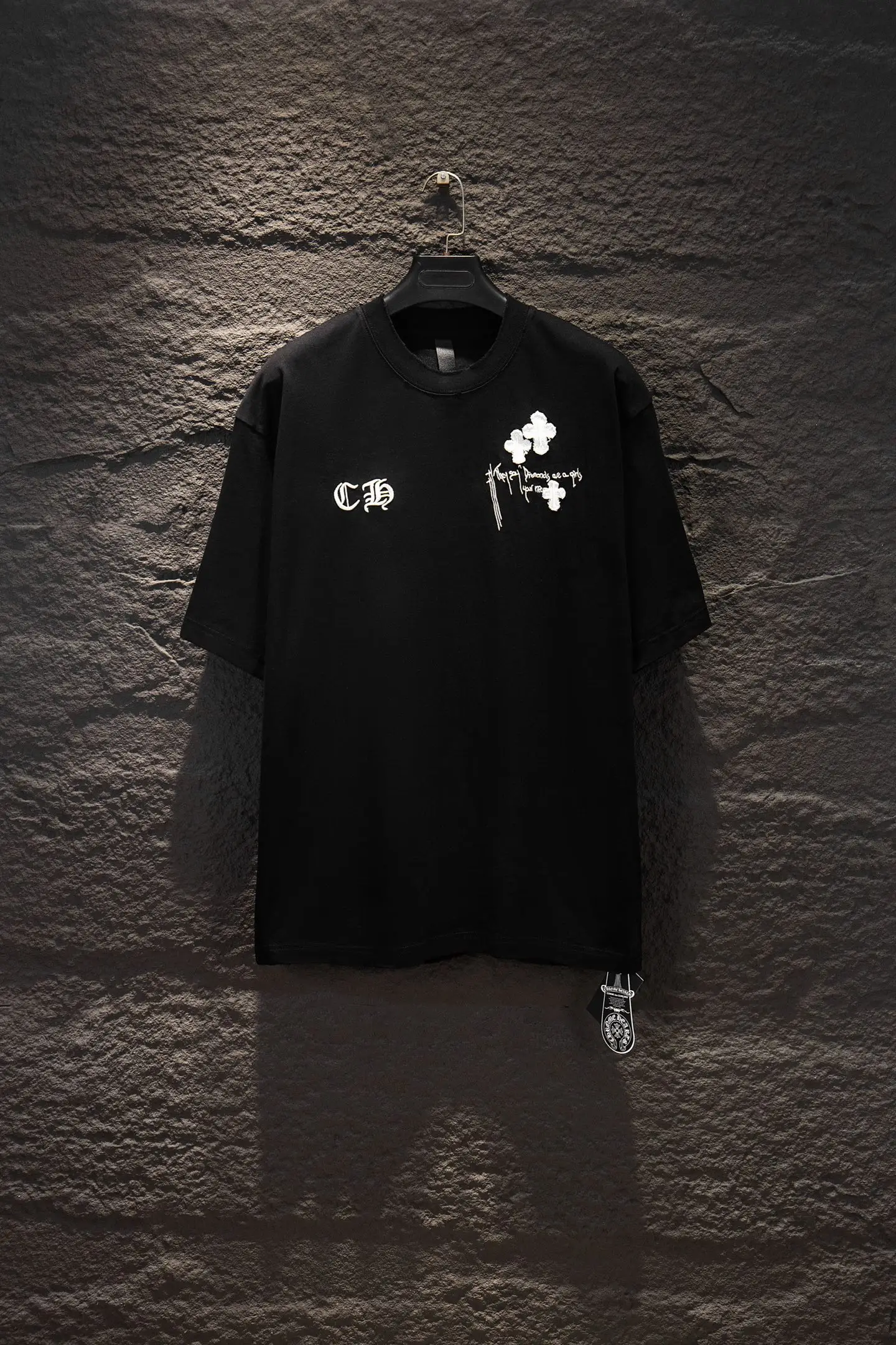 Logo Patch Embroidered Oversized T-Shirt D13515365