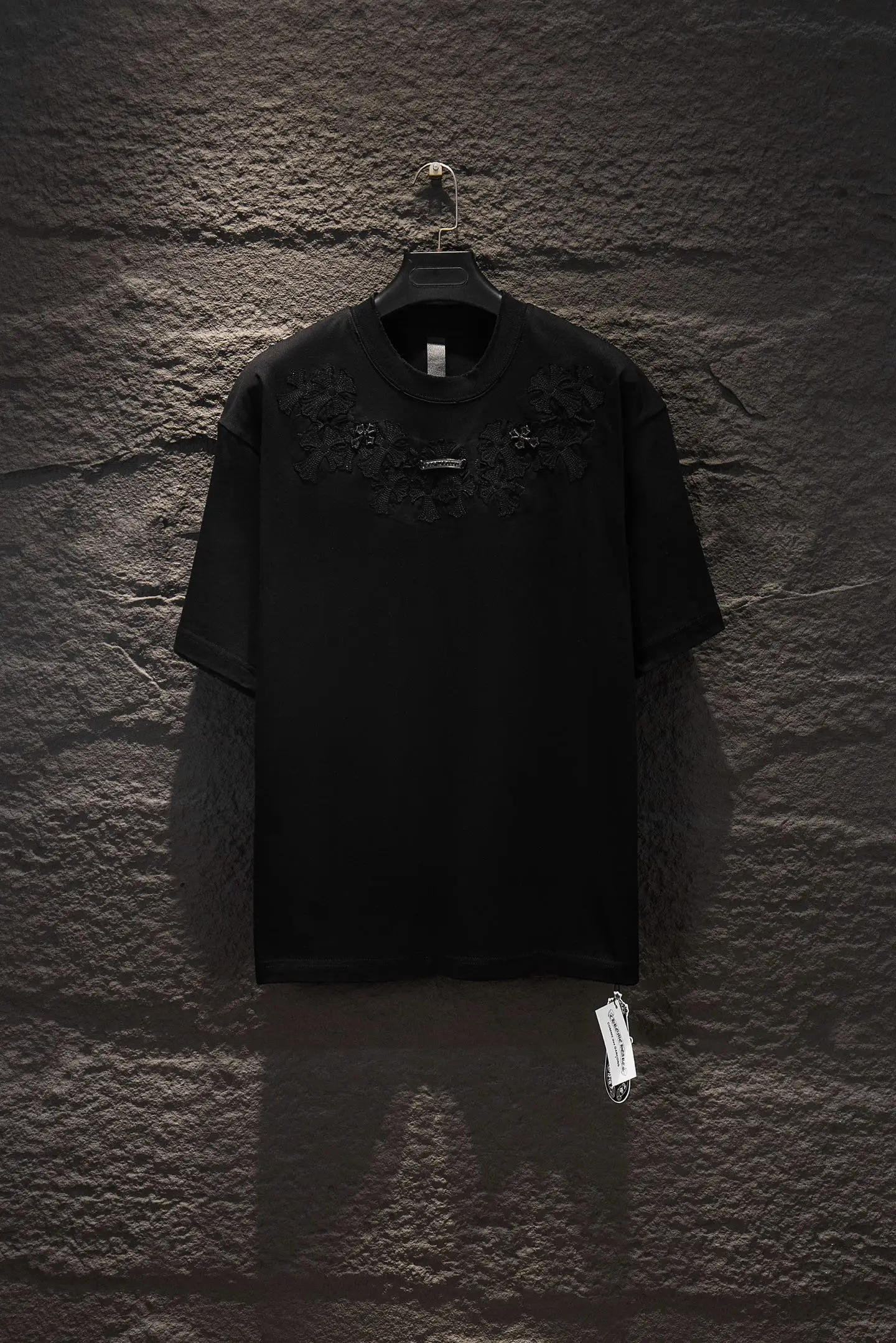 Embellished Oversized Cotton T-Shirt D14515363