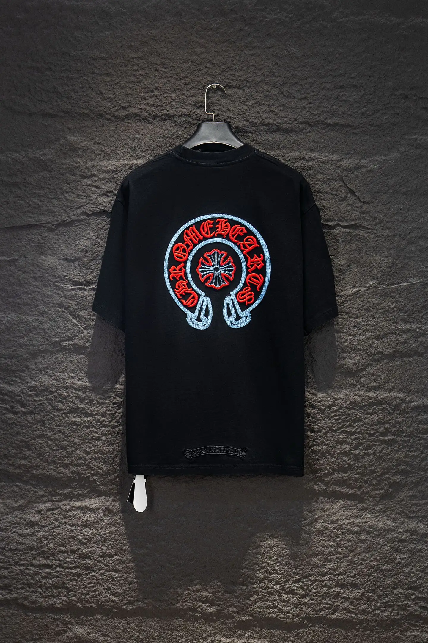 Embroidered Oversized Washed Cotton T-Shirt D13515355 — view 2