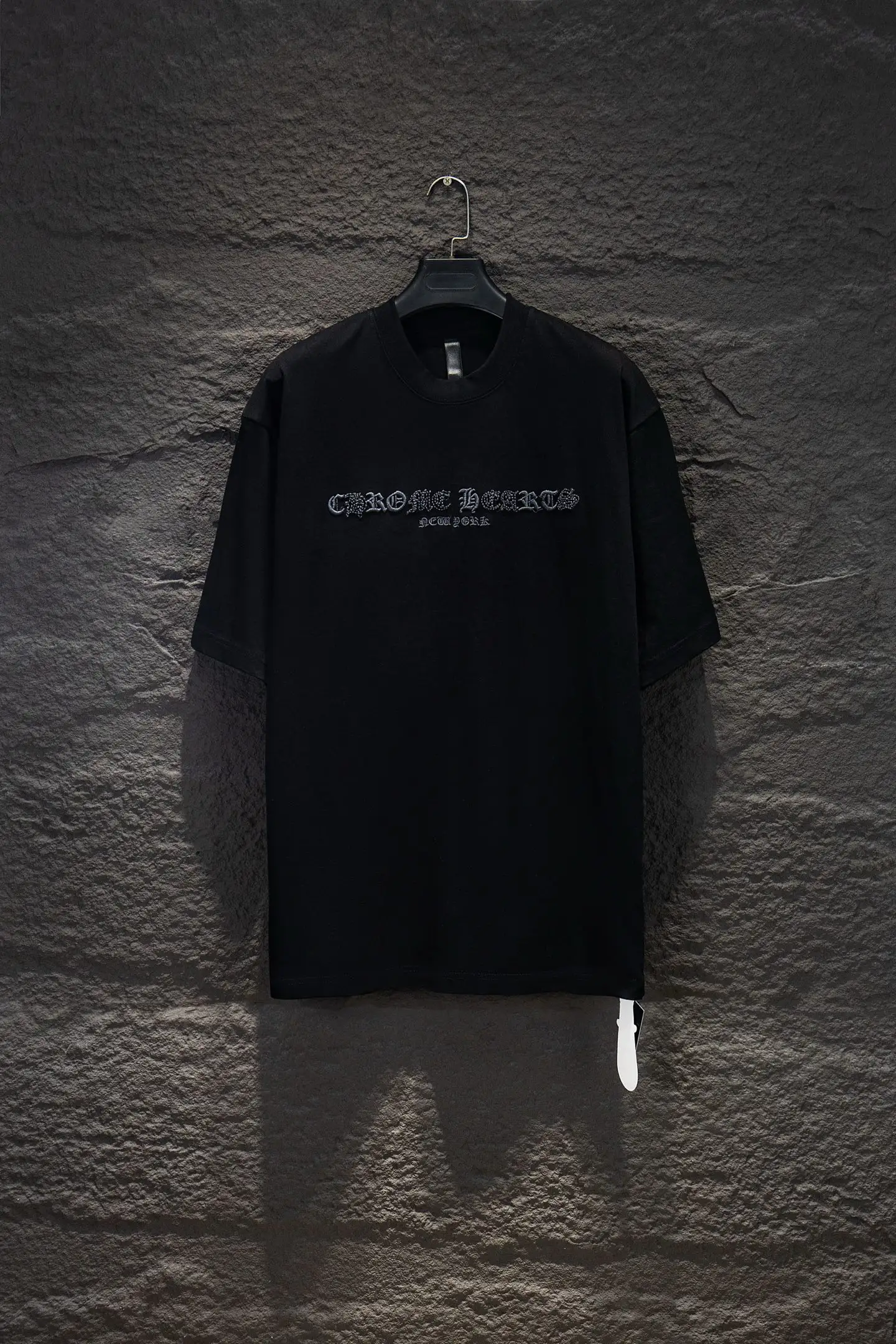 Embroidered Logo Oversized Cotton T-Shirt D13515351