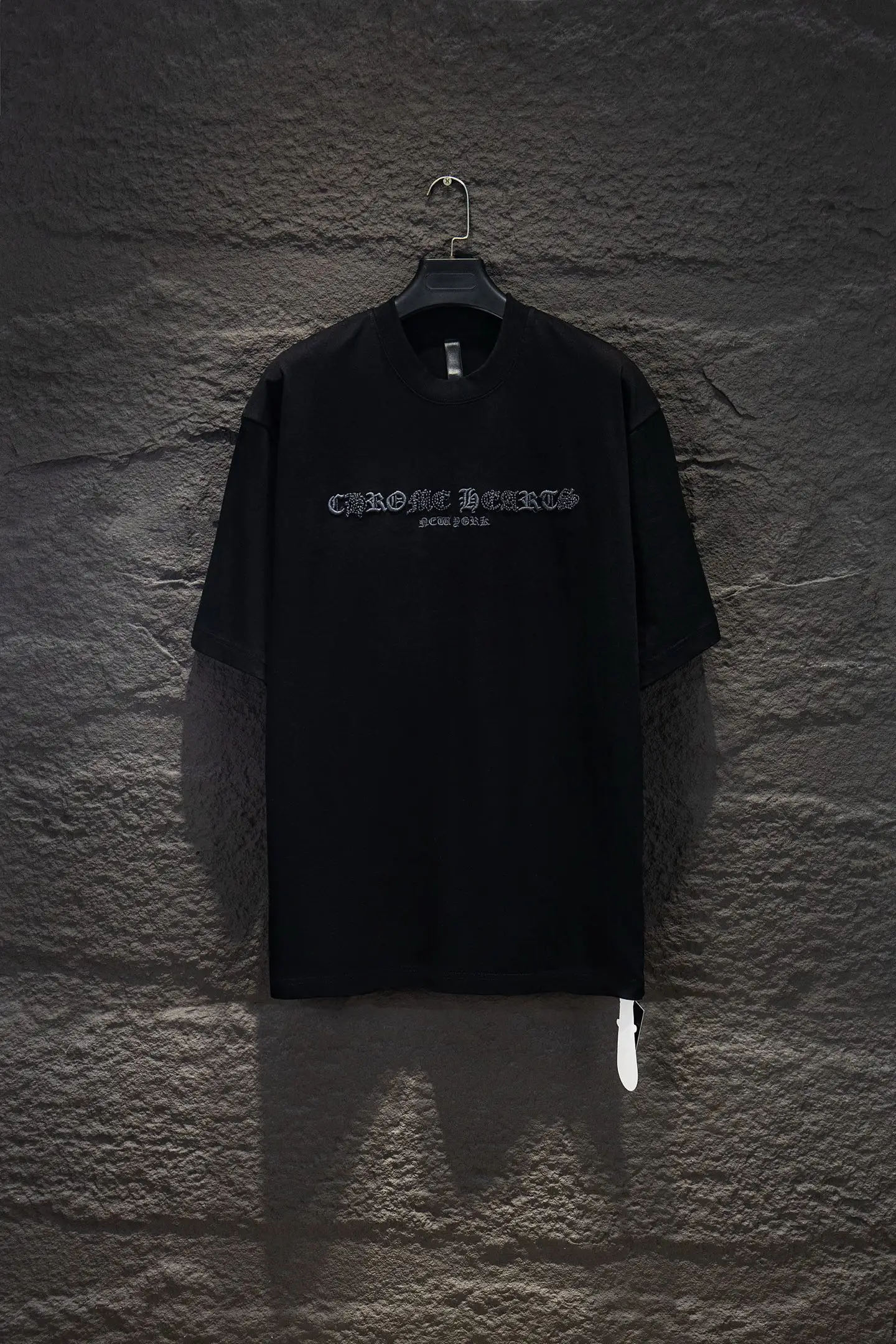 Embroidered Logo Oversized Cotton T-Shirt D13515351