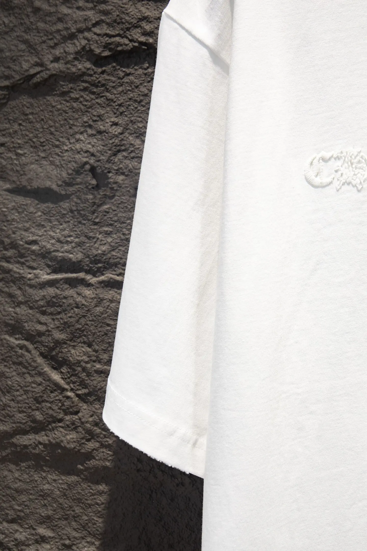 Embroidered Oversized Cotton T-Shirt D13515350 — view 6