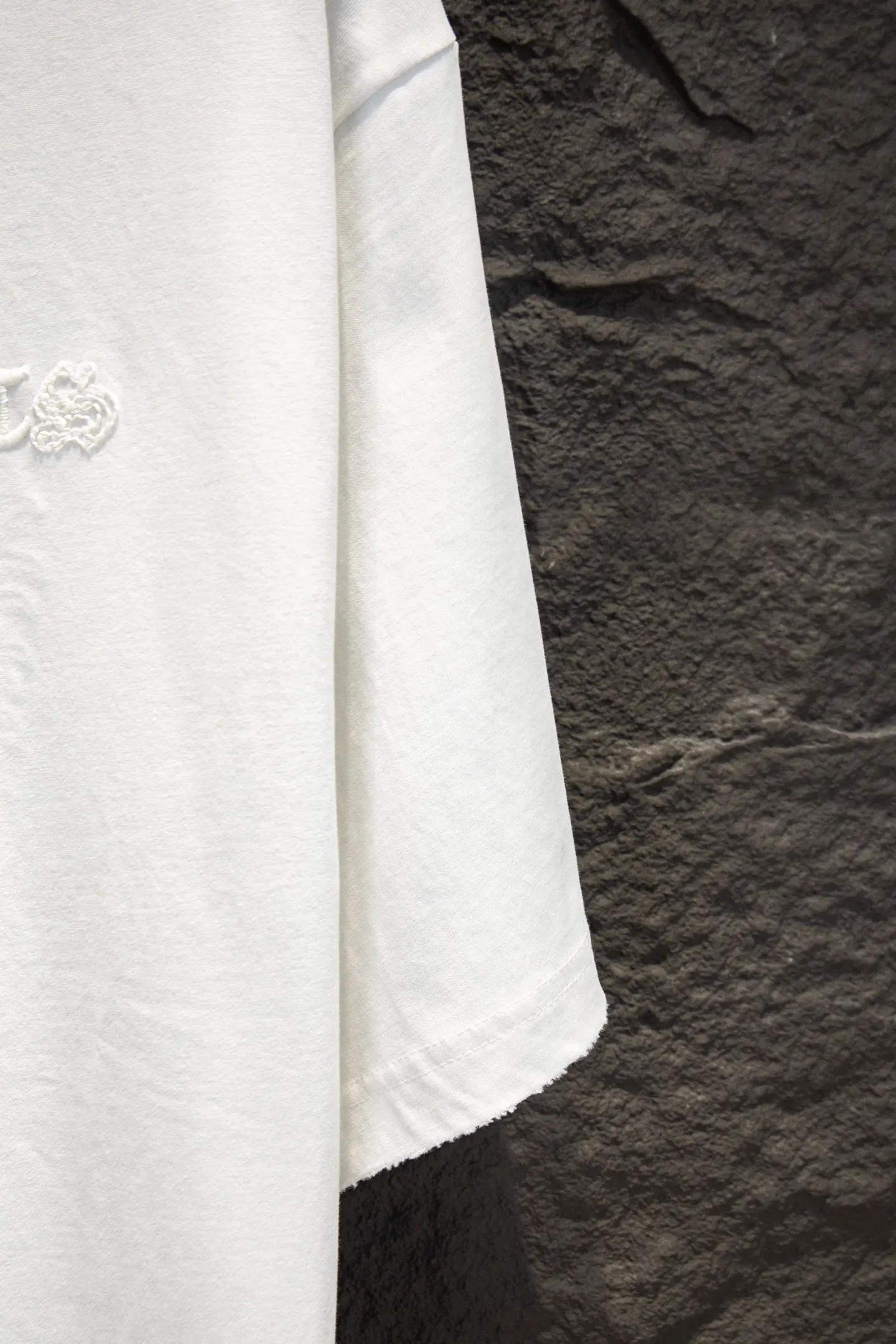 Embroidered Oversized Cotton T-Shirt D13515350 — view 7