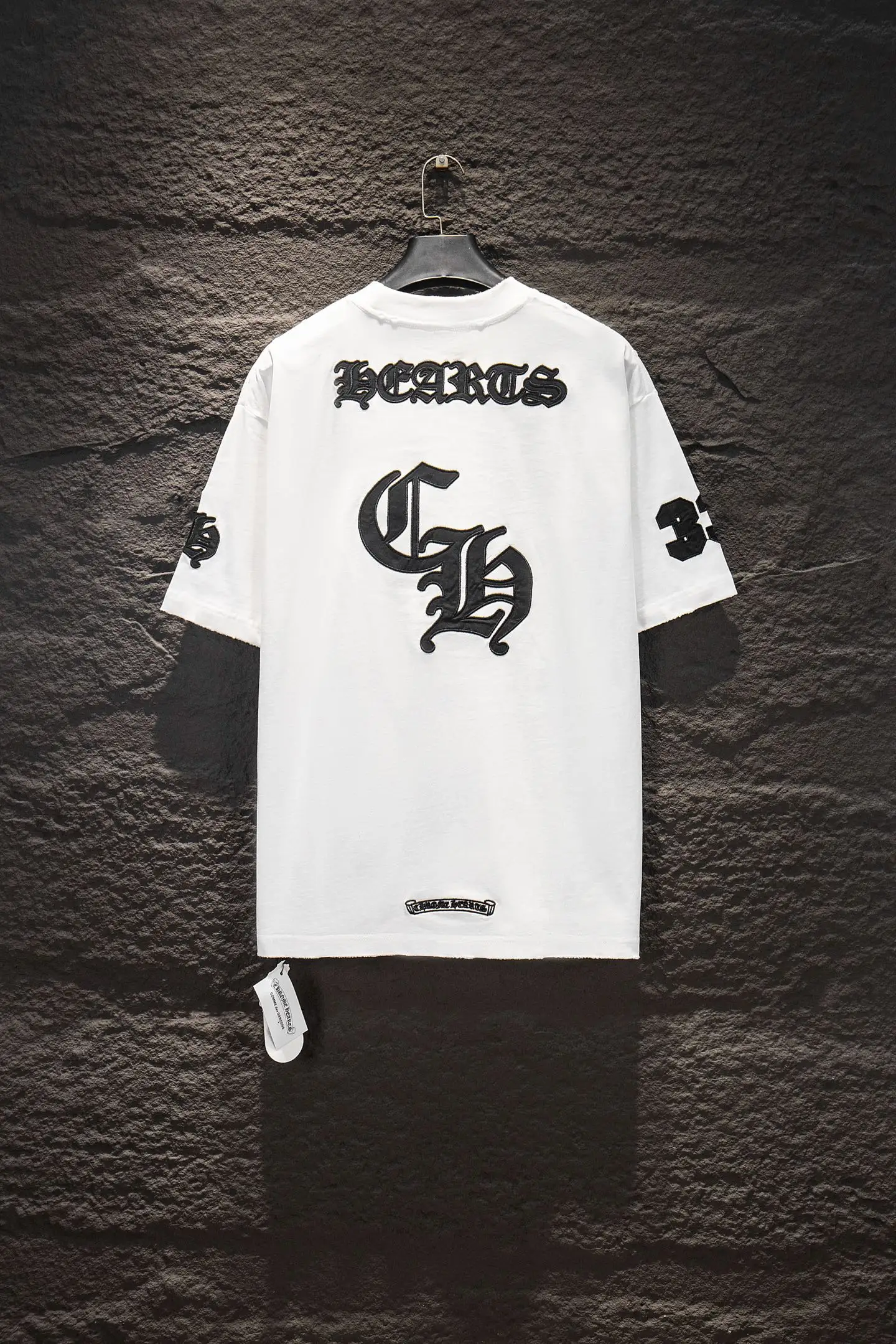 Logo Embroidered Oversized Cotton T-Shirt D13515348 — view 2