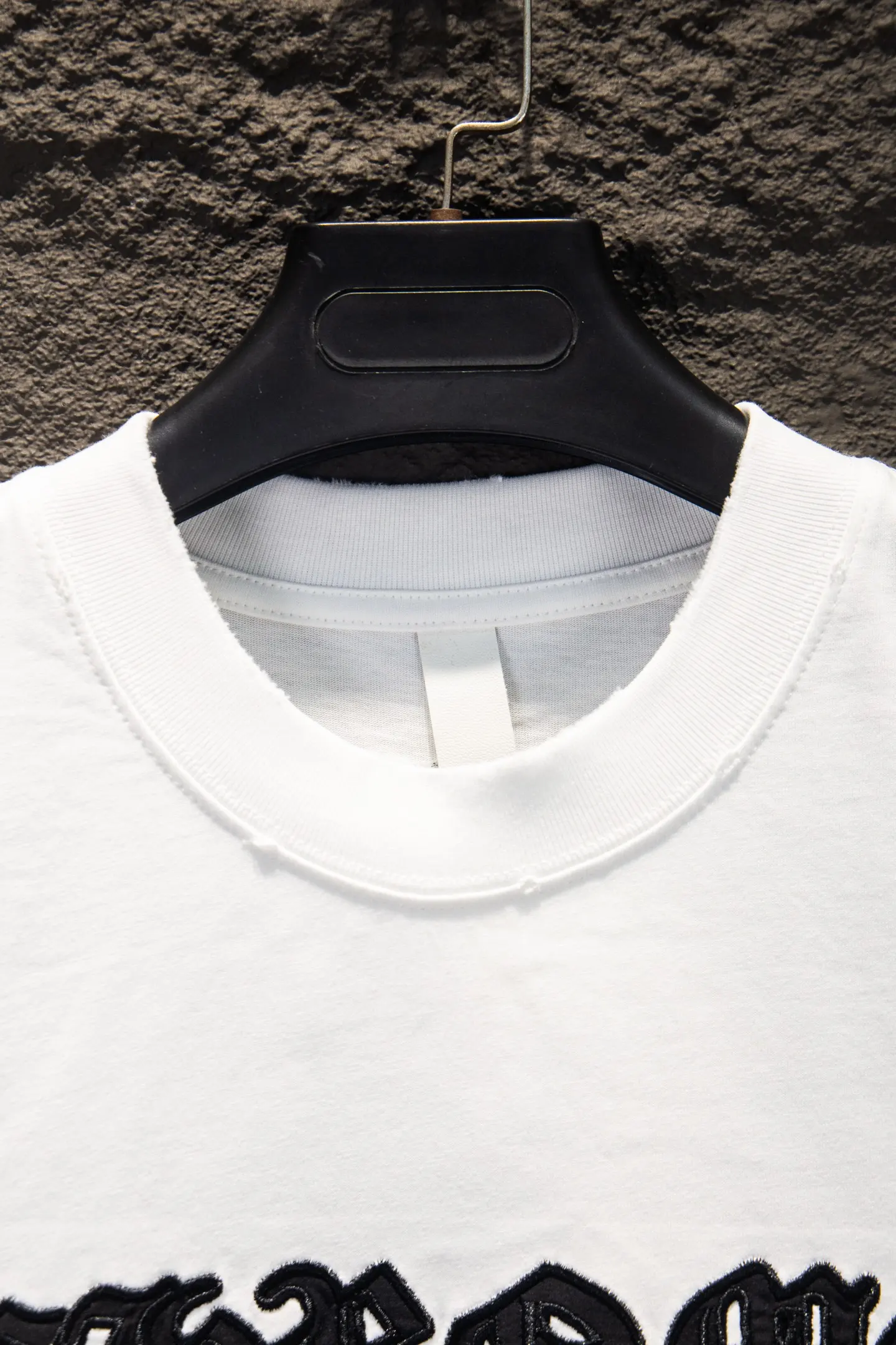 Logo Embroidered Oversized Cotton T-Shirt D13515348 — view 3