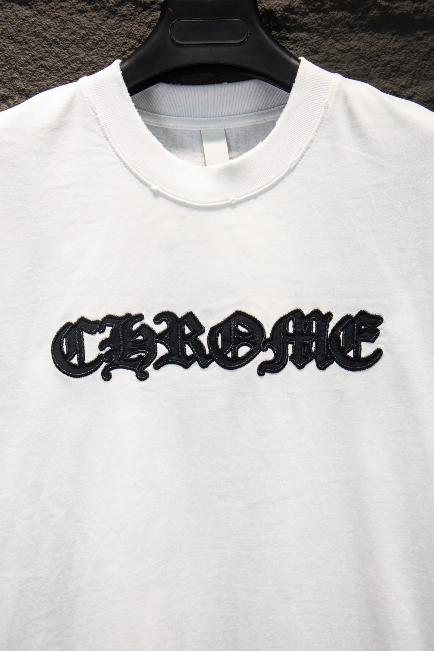 Logo Embroidered Oversized Cotton T-Shirt D13515348 — view 4