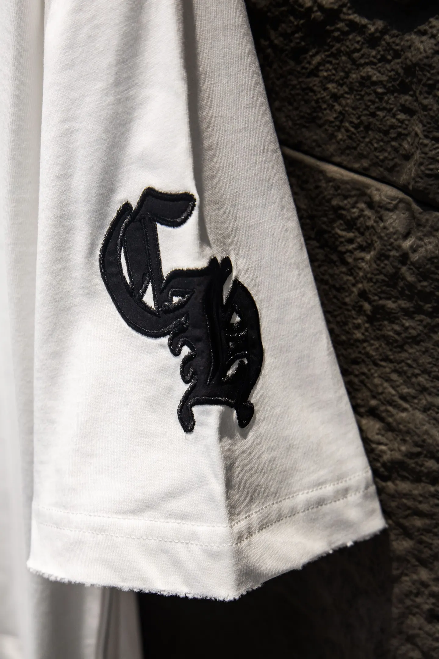 Logo Embroidered Oversized Cotton T-Shirt D13515348 — view 6