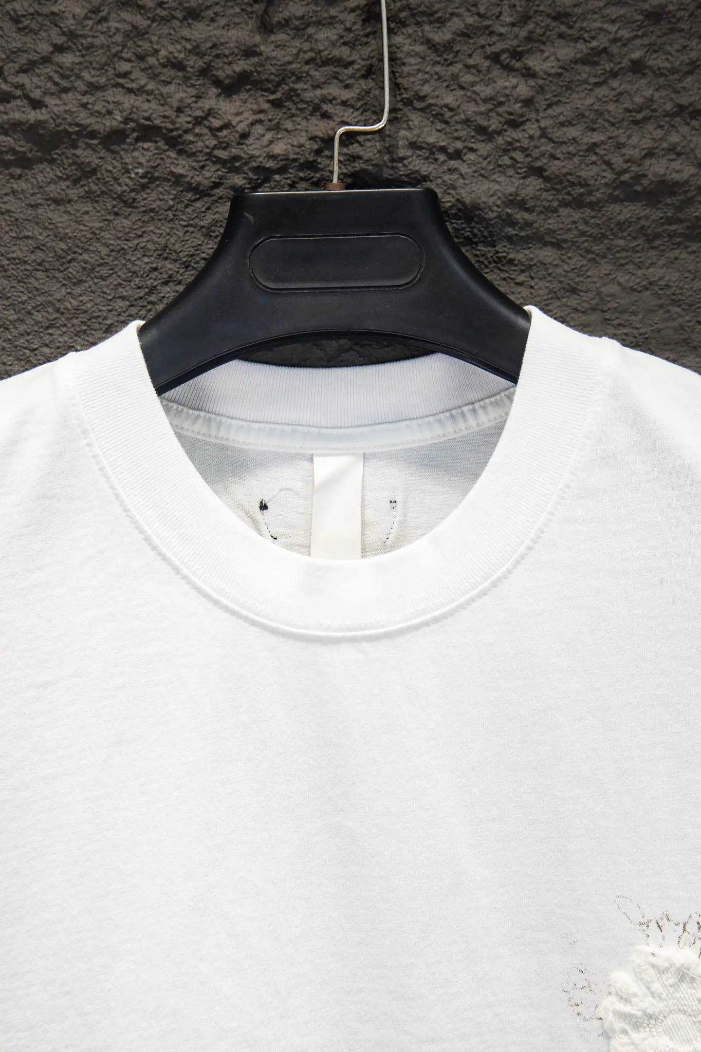 Oversized Embroidered Cotton T-Shirt D12915344 — view 3