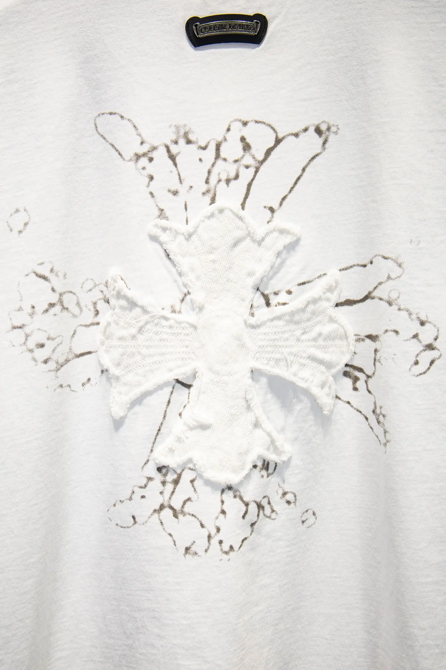 Oversized Embroidered Cotton T-Shirt D12915344 — view 5