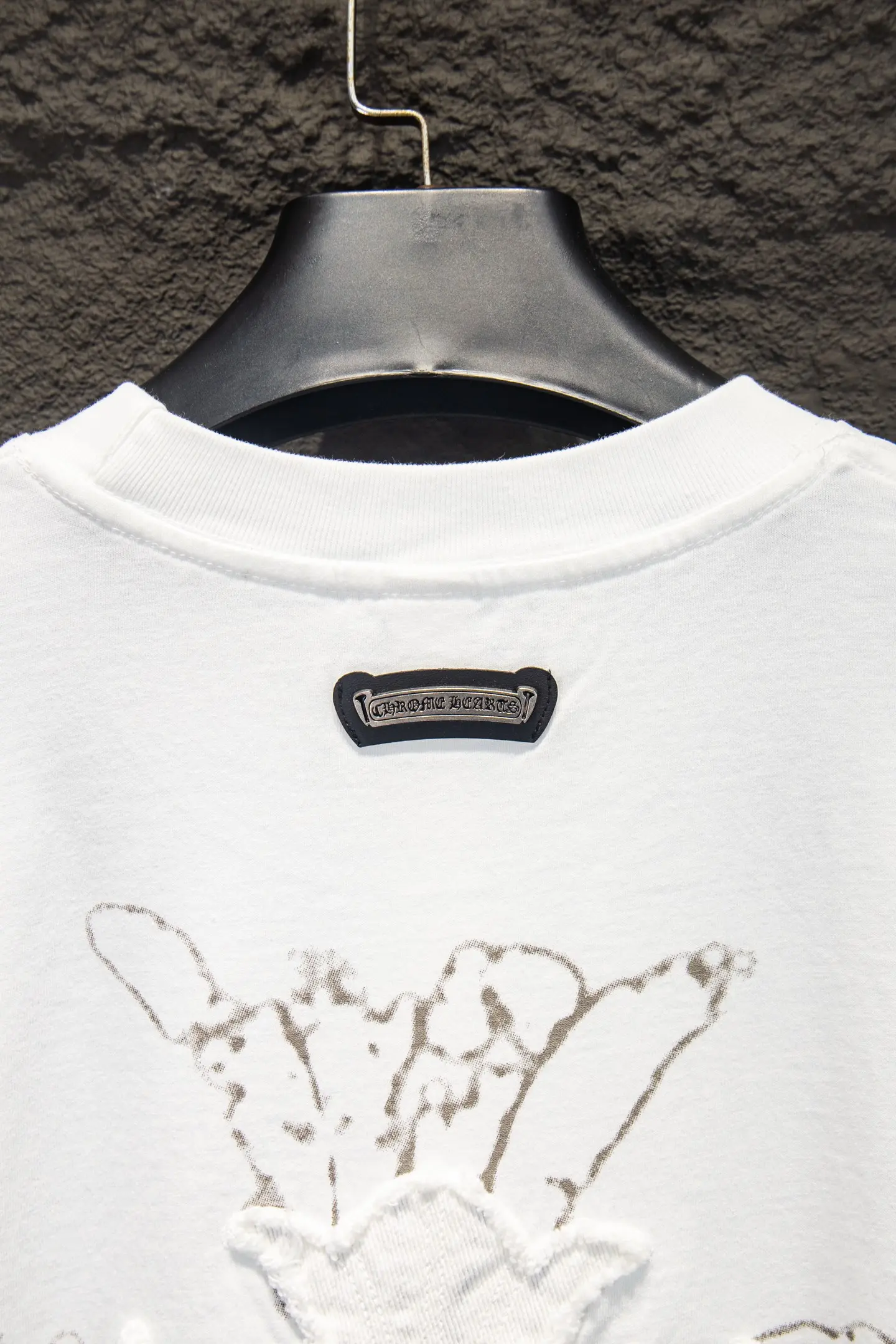 Oversized Embroidered Cotton T-Shirt D12915344 — view 7