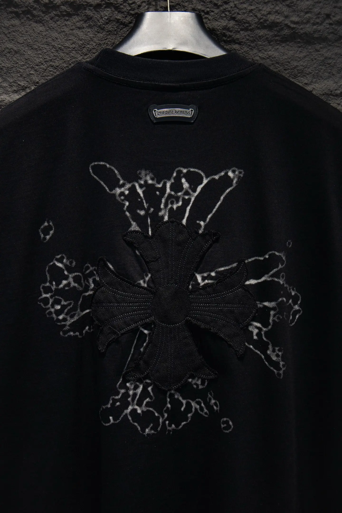 Oversized Embroidered Cotton T-Shirt D12915345 — view 5