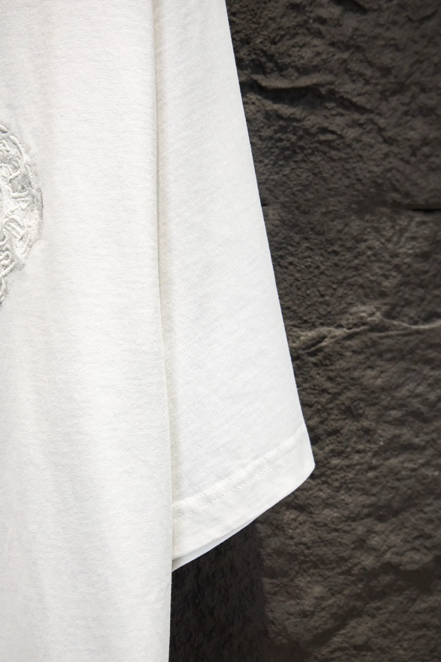 Embroidered Oversized Cotton T-Shirt D13515342 — view 6