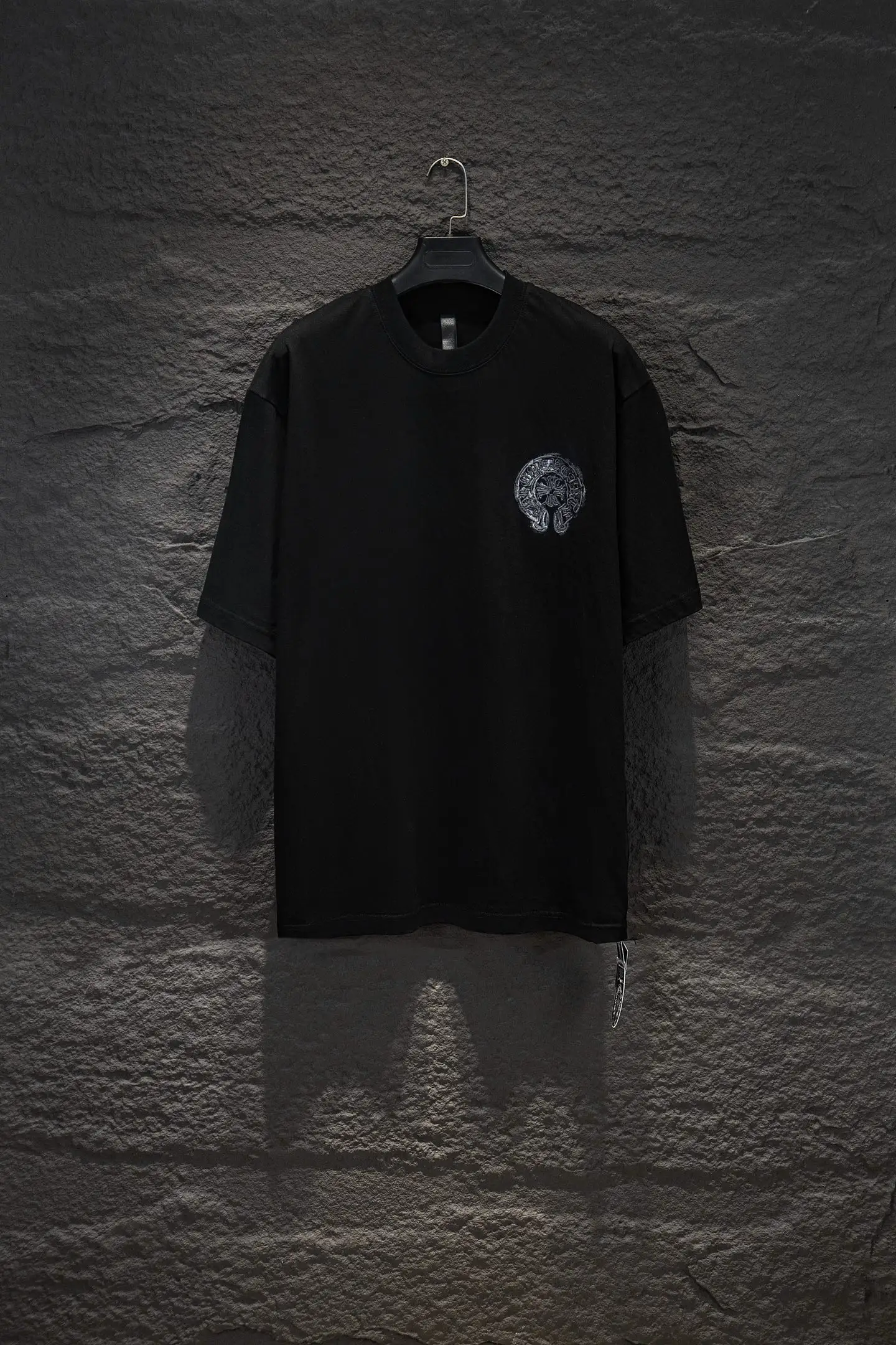 Embroidered Logo Oversized Cotton T-Shirt D13515343