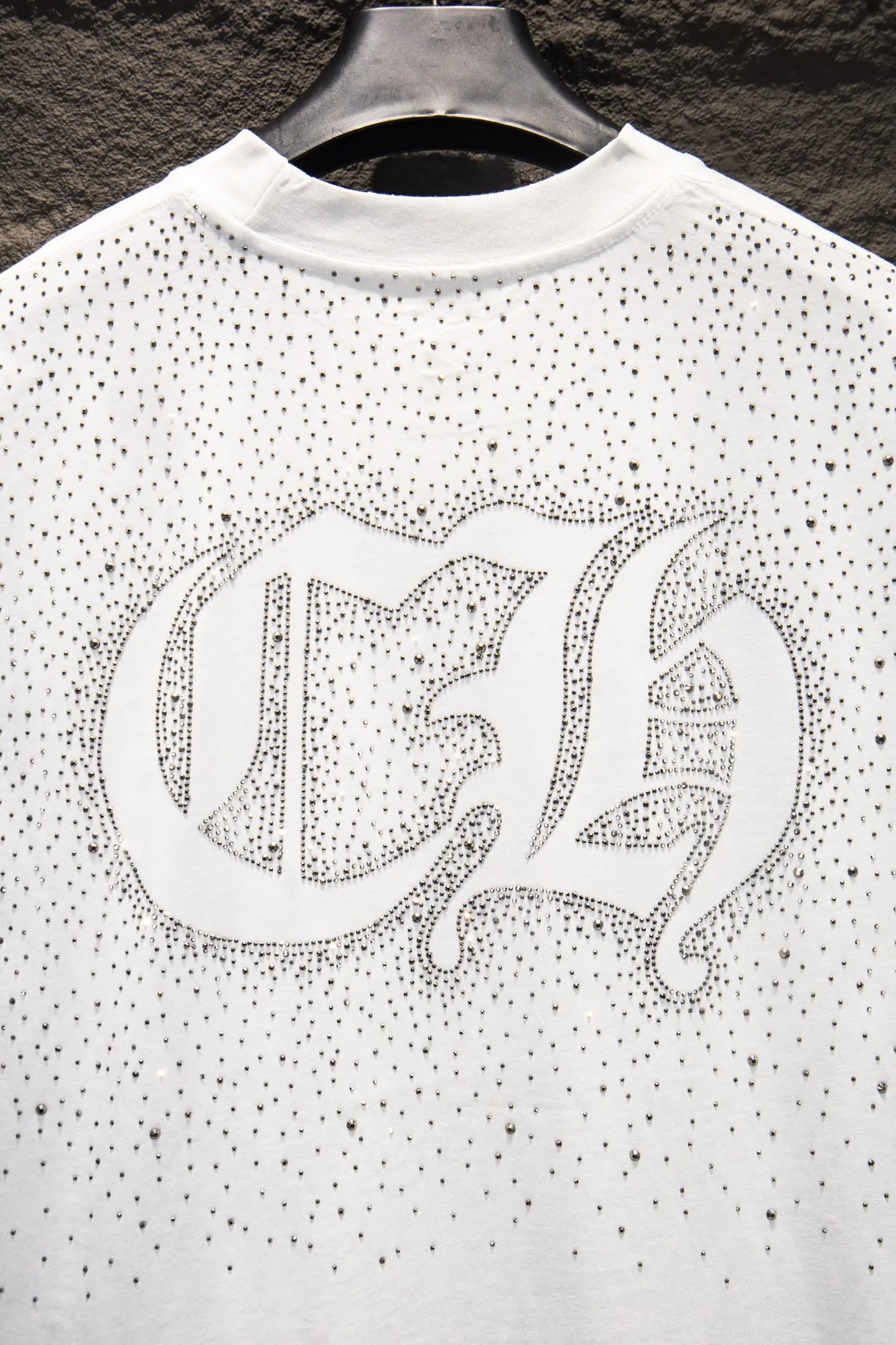 Rhinestone Embellished Oversized T-Shirt D13515340 — view 5