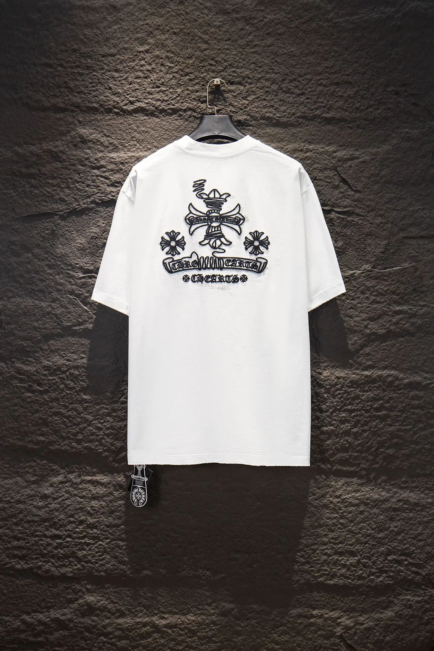 Embroidered Logo Oversized Cotton T-Shirt D14515338 — view 2