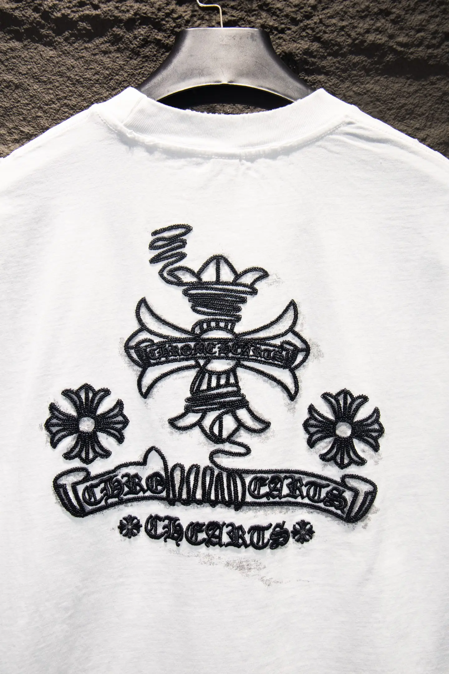 Embroidered Logo Oversized Cotton T-Shirt D14515338 — view 6