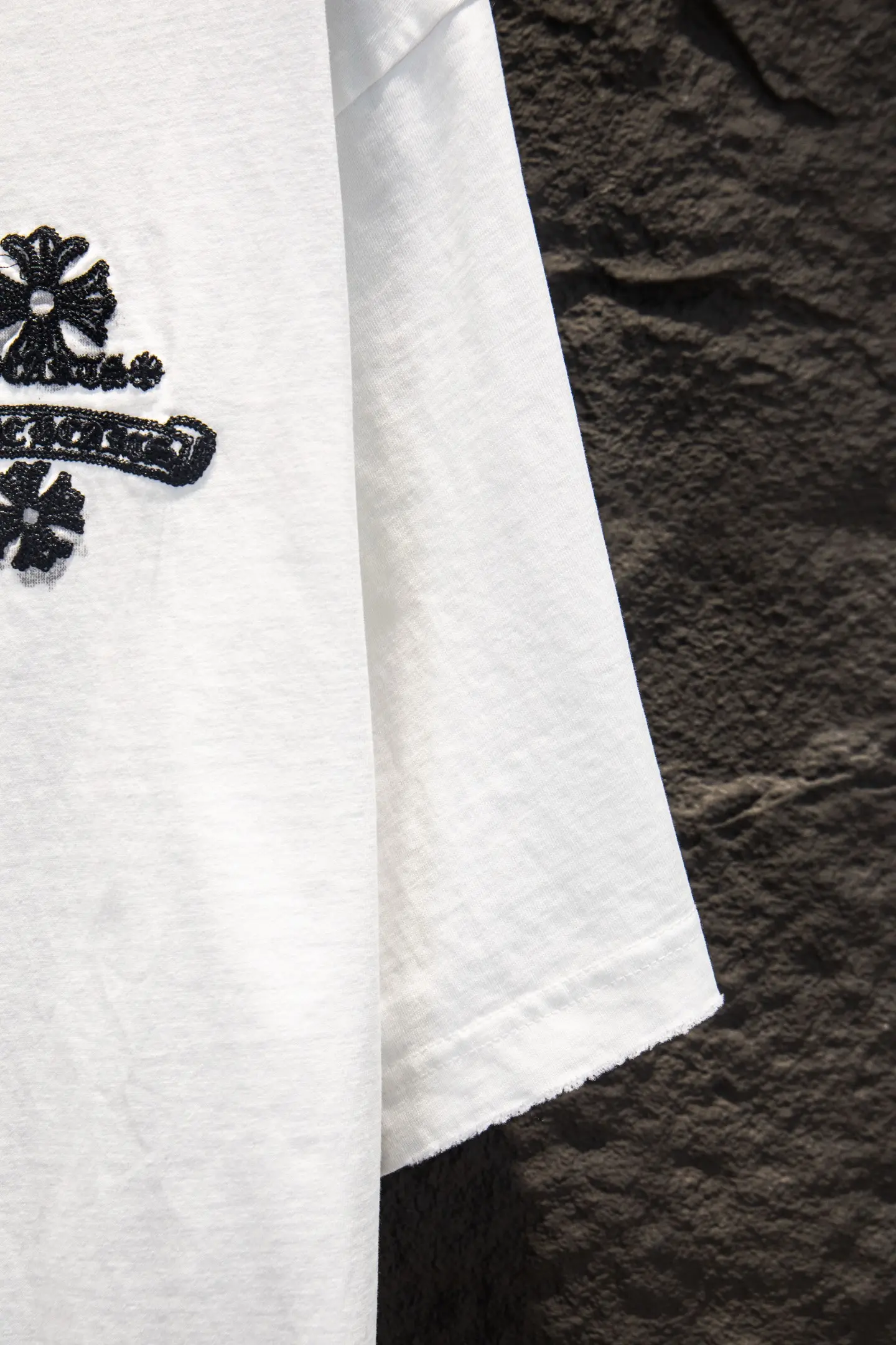 Embroidered Logo Oversized Cotton T-Shirt D14515338 — view 7