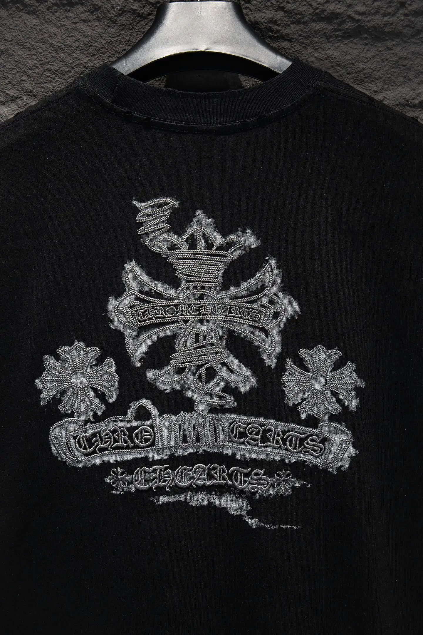 Embroidered Logo Oversized Cotton T-Shirt D14515339 — view 4