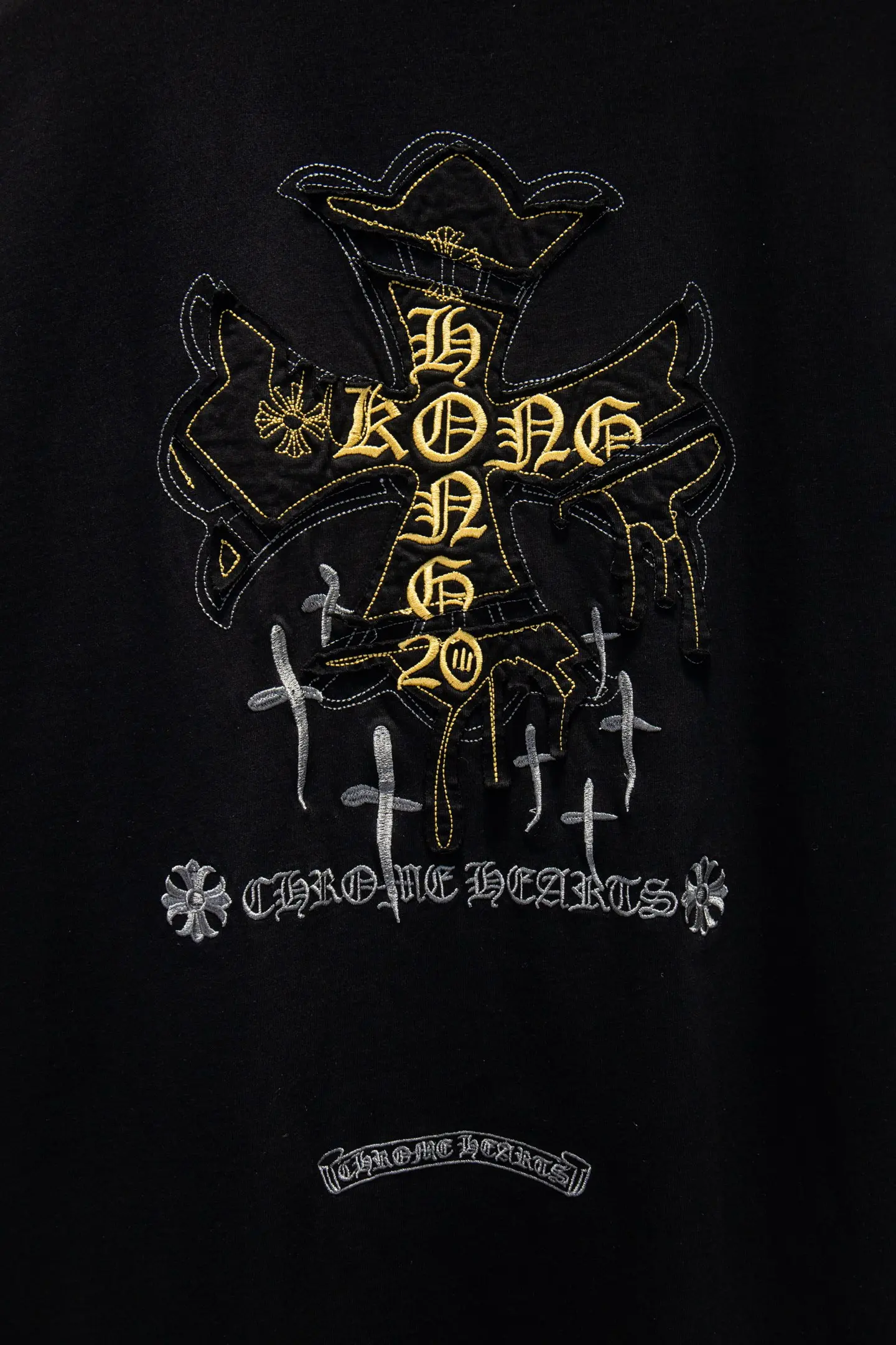 Embroidered Oversized Distressed T-Shirt D14515337 — view 5