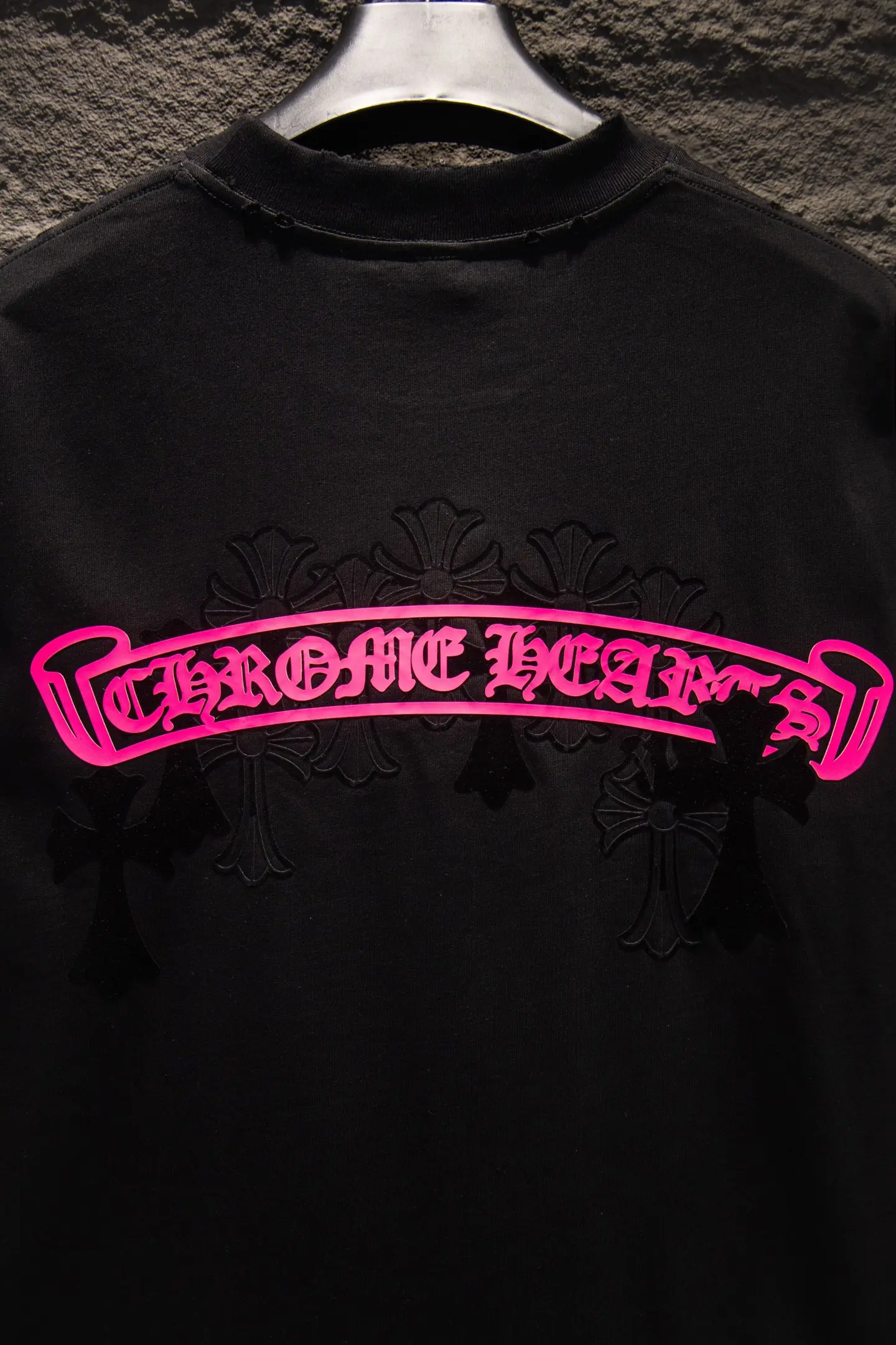 Logo-Flocked Oversized Cotton T-Shirt D13515499 — view 5