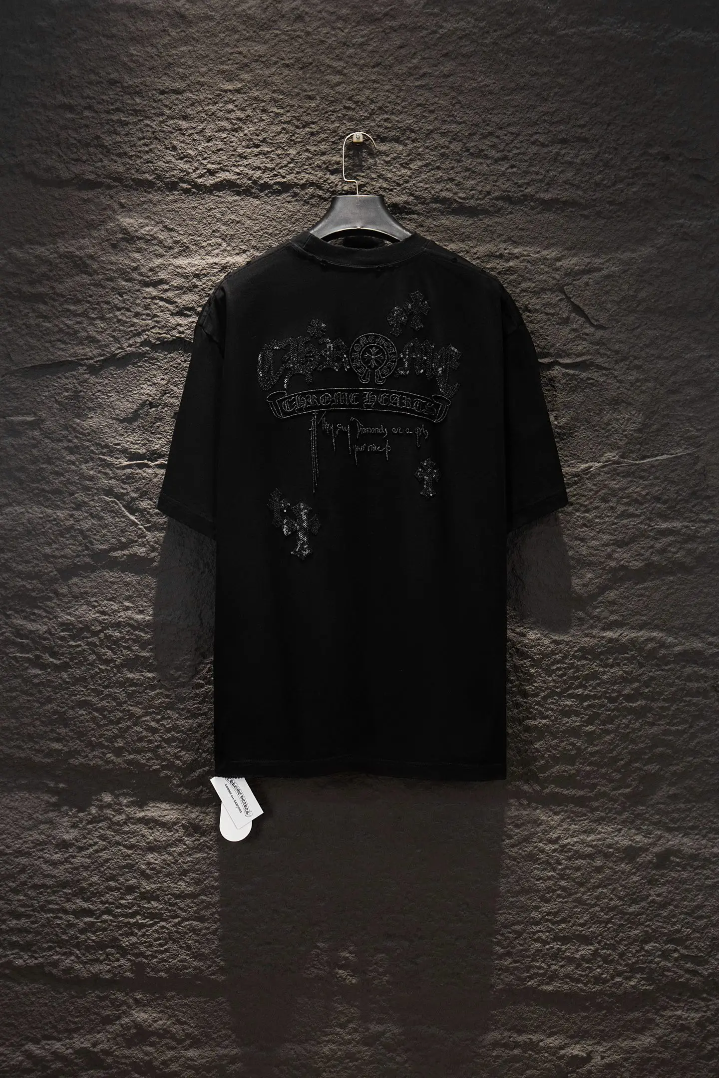 Embellished Oversized Cotton T-Shirt D14515497 — view 2