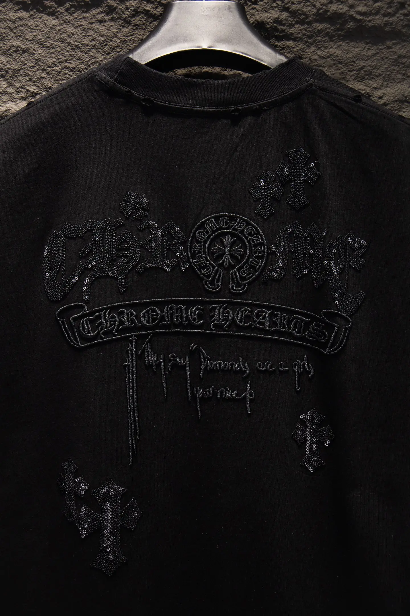 Embellished Oversized Cotton T-Shirt D14515497 — view 5