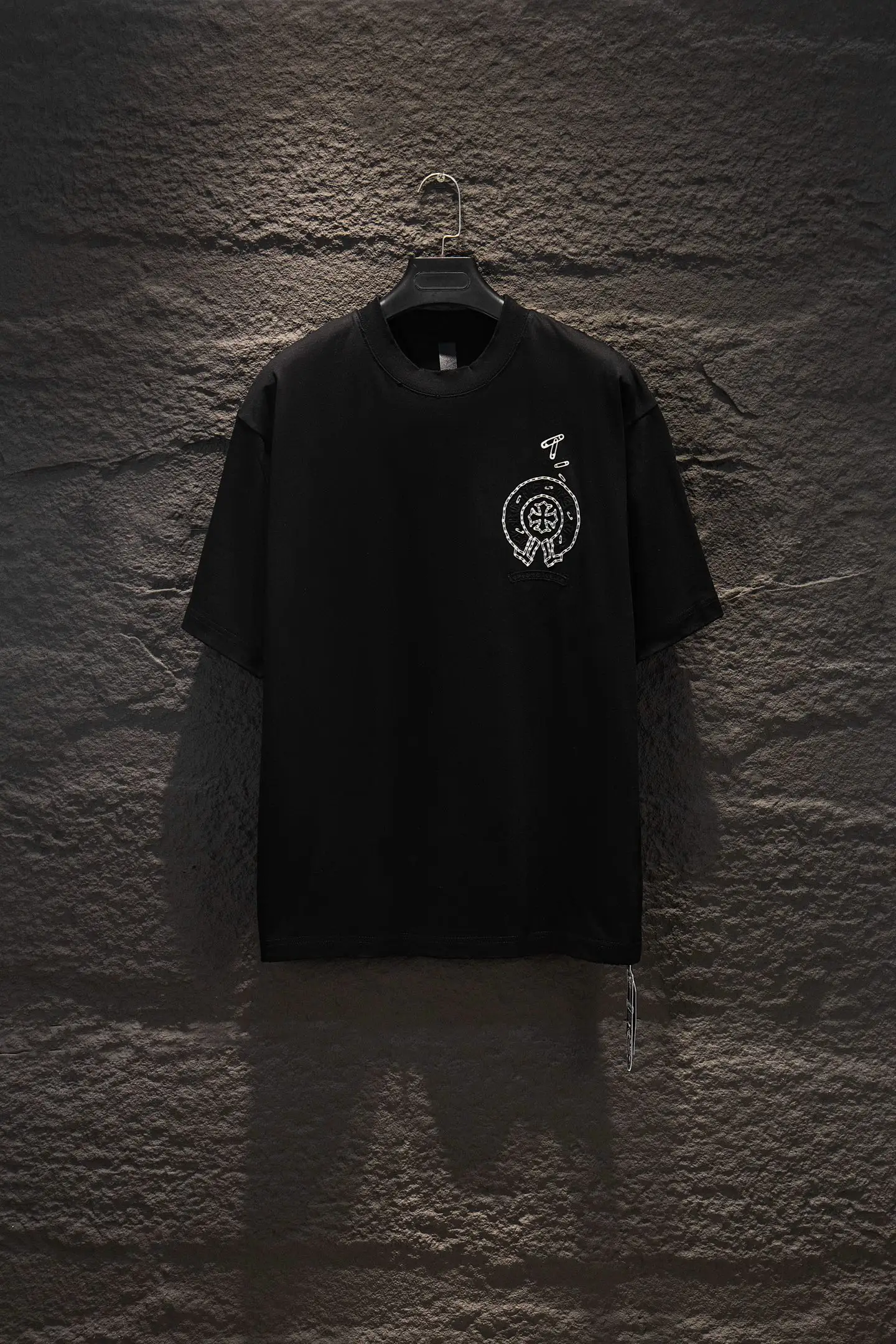 Oversized Flocked Silicone Logo T-Shirt D14515495