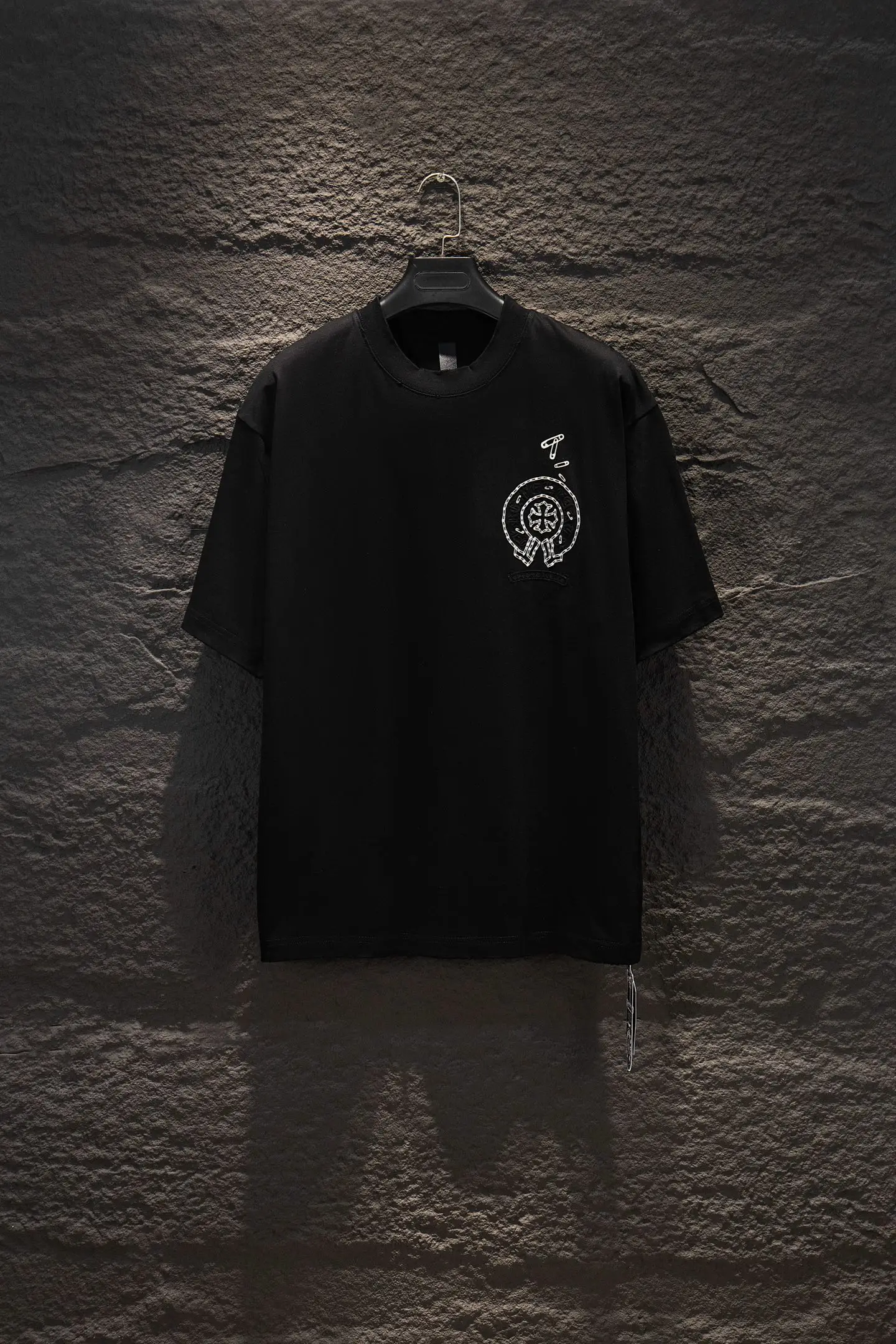 Oversized Flocked Silicone Logo T-Shirt D14515495