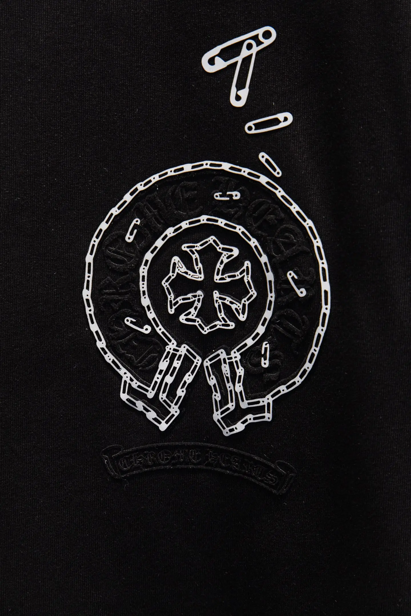 Oversized Flocked Silicone Logo T-Shirt D14515495 — view 4