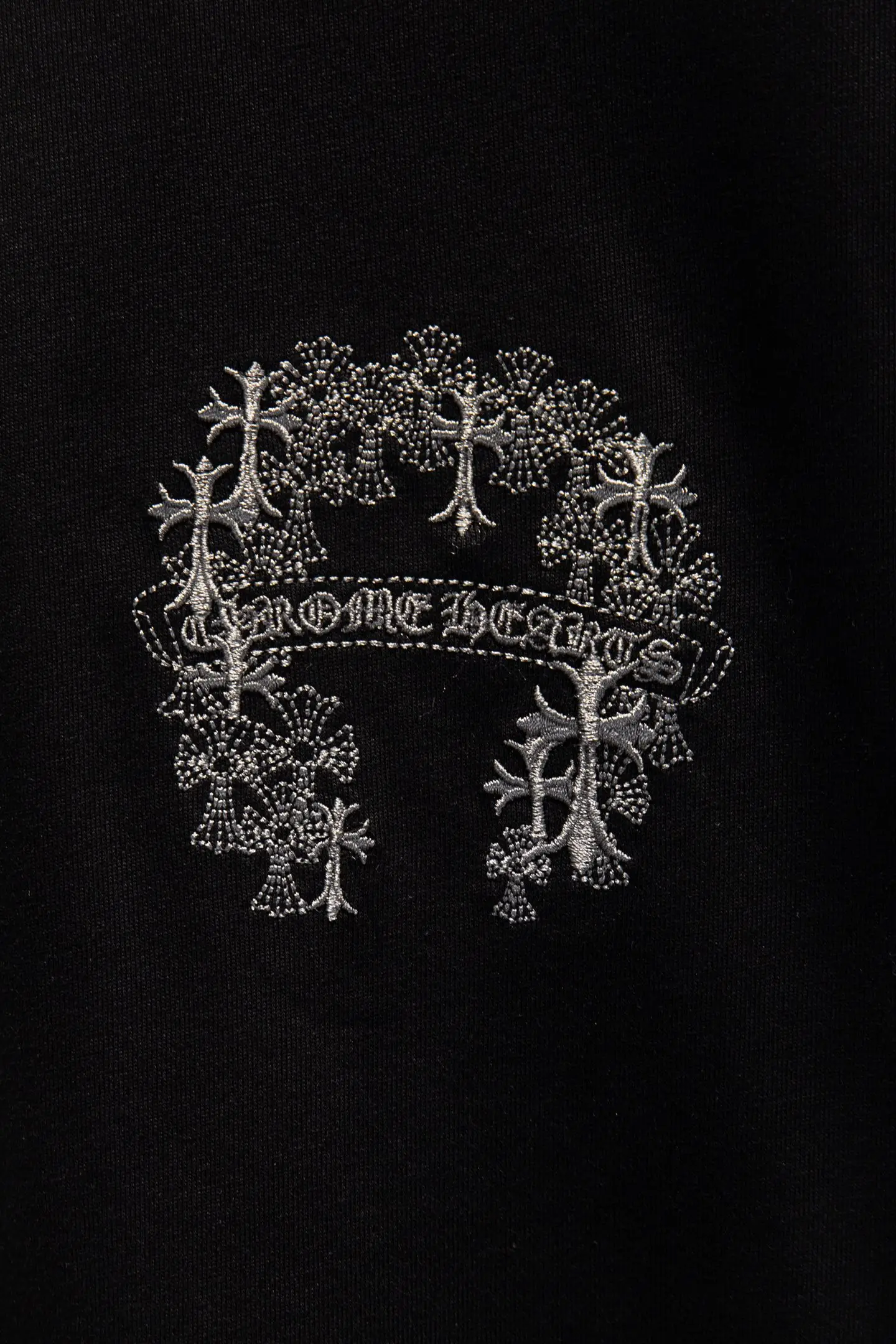 Embroidered Patch Oversized Cotton T-Shirt D14515493 — view 4
